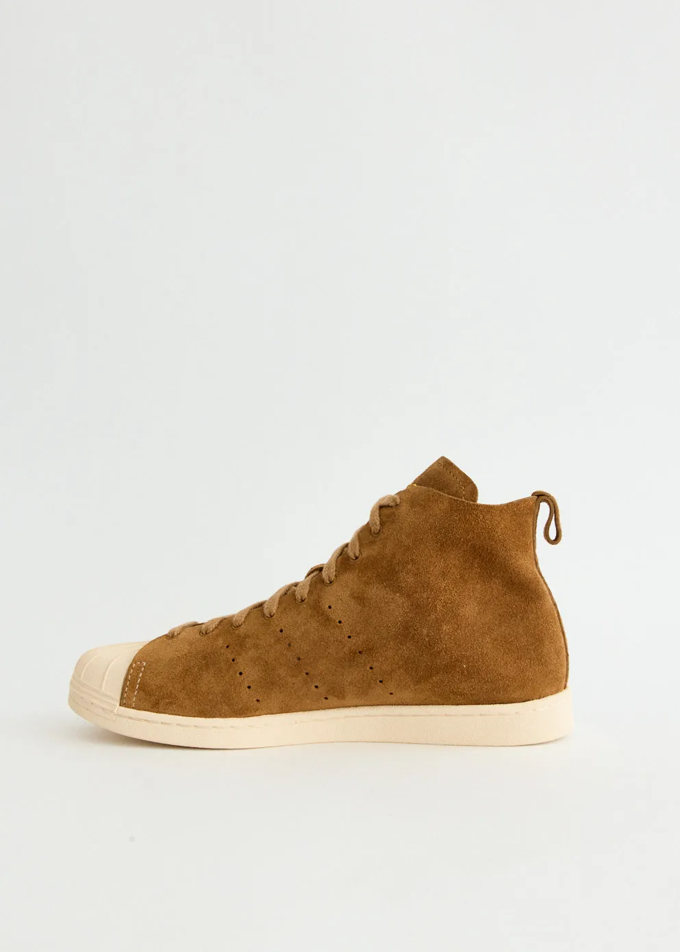 Canyon Jog Shoe Fashion x Wales Bonner Superstar Hi 'Tan Brown' Sneakers