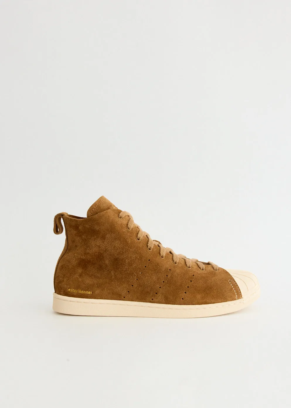 Knit Fresh Classic Comfort x Wales Bonner Superstar Hi 'Tan Brown' Sneakers