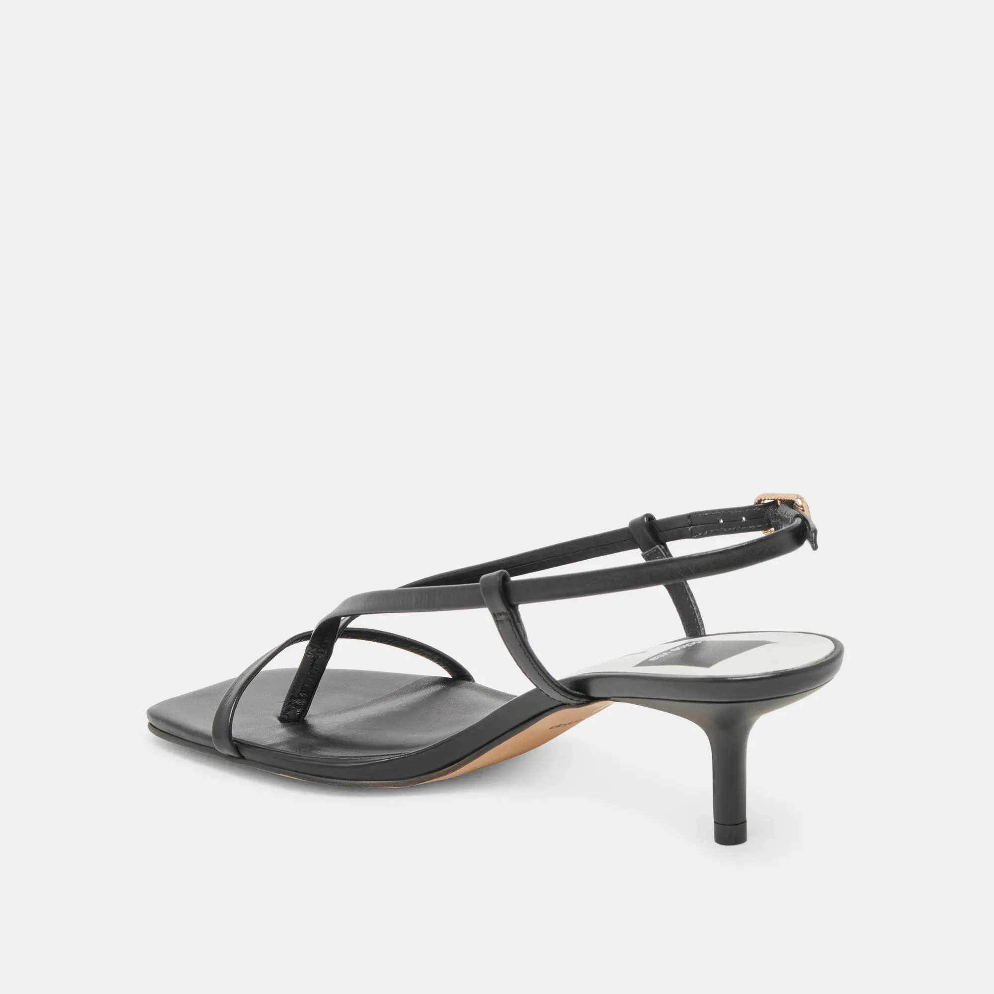 Graceful Timeless Footwear LAURY HEELS BLACK LEATHER