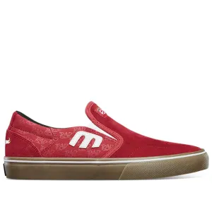 Etnies Slip X Rad - Red/White/Gum Flexible   strap Quick Slip