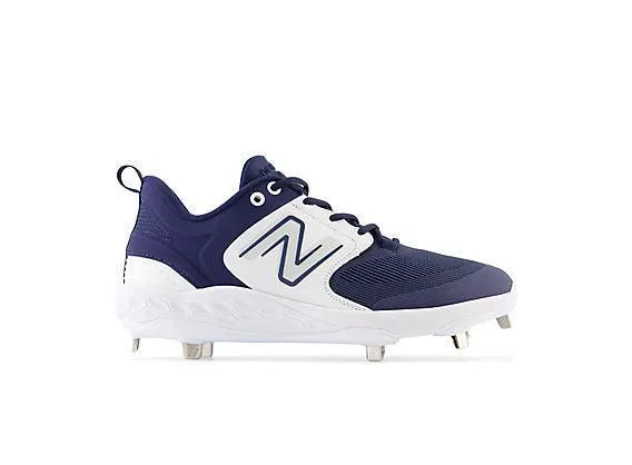 New Balance Men's Fresh Foam X 3000 V6 Metal Baseball Cleats - Navy with White - L3000TN6 Comfortable Feel Anti   Static