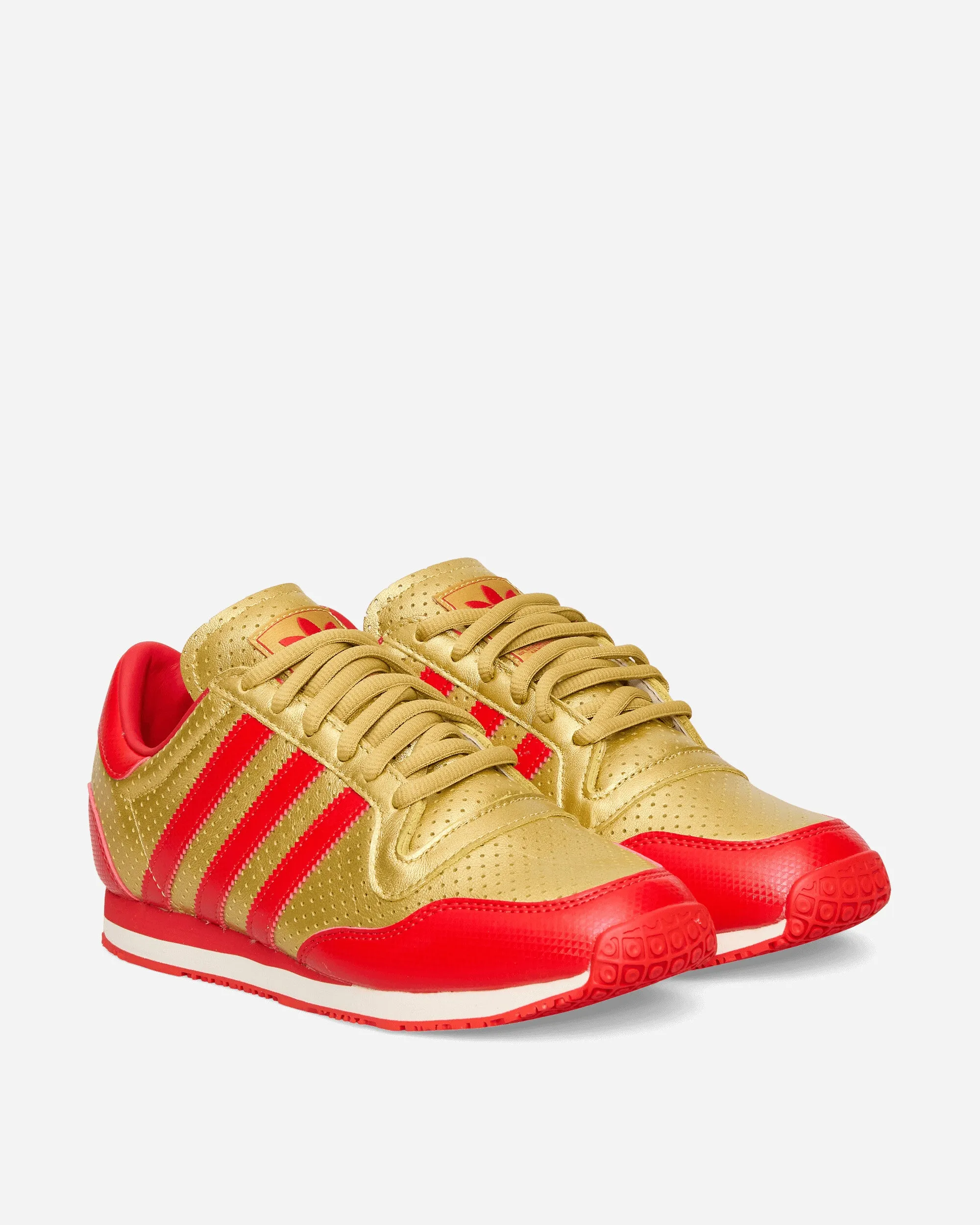 mom style Forest Path Galaxy OG Sneakers Gold Metallic / Red