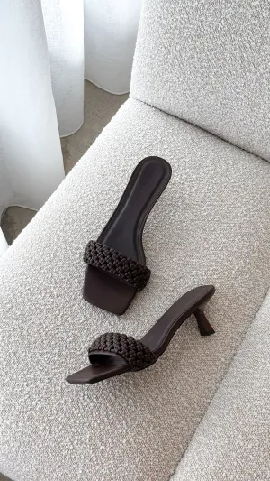 Glamorous Footwear Michelle Heel - Chocolate