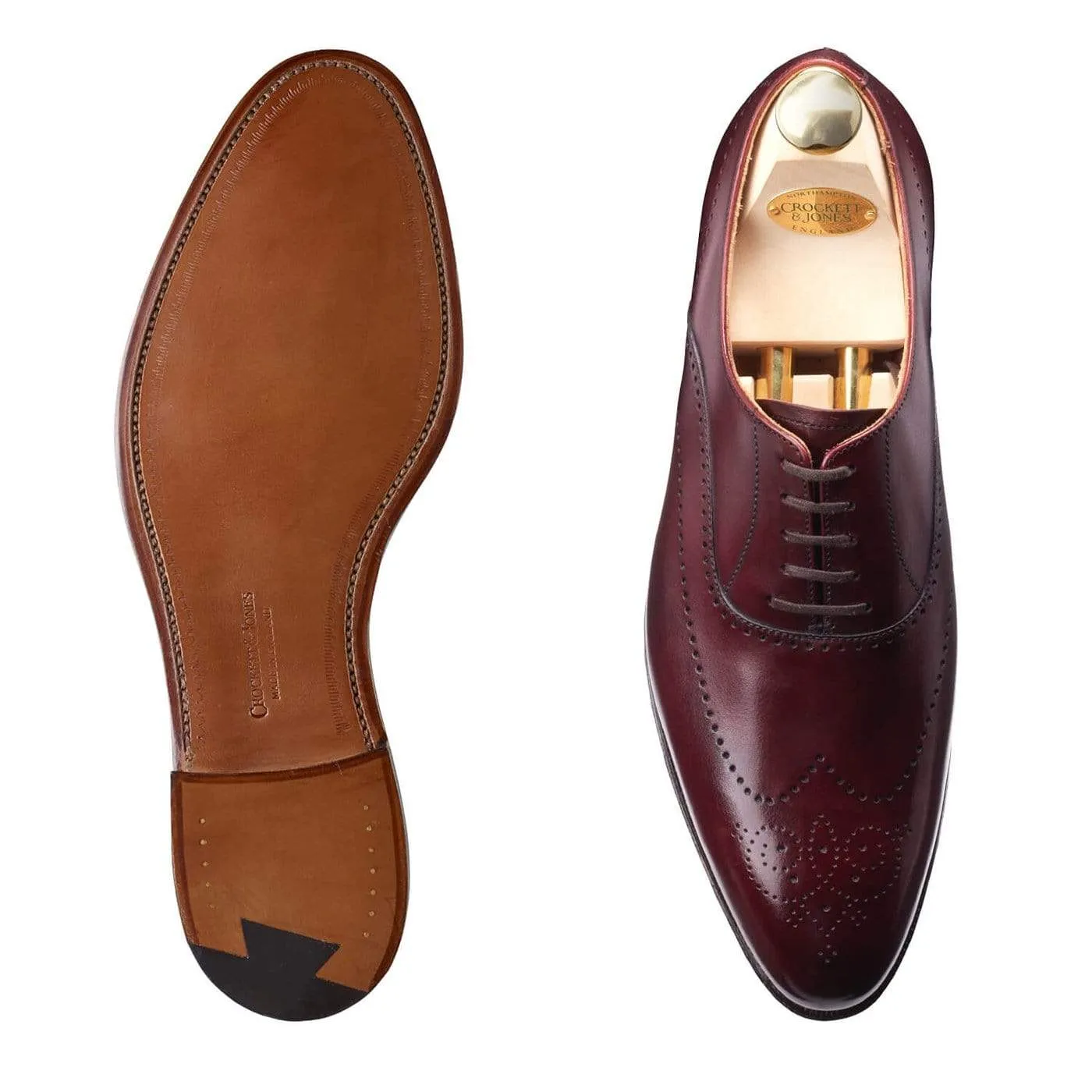 Weybridge Burgundy Antique Calf Street Fashion Easy Leather Wear