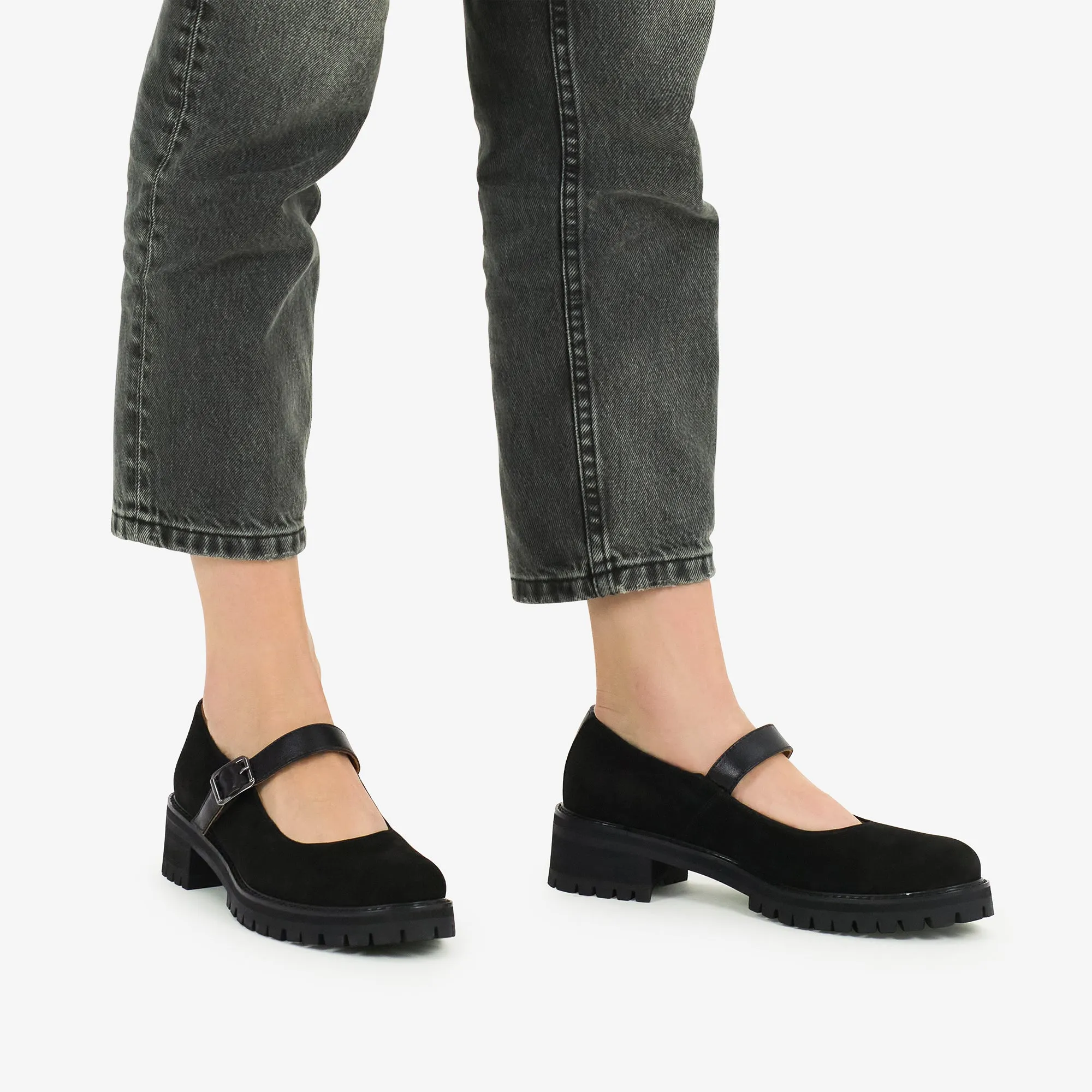 wooden zip Joplin - Mary Janes
