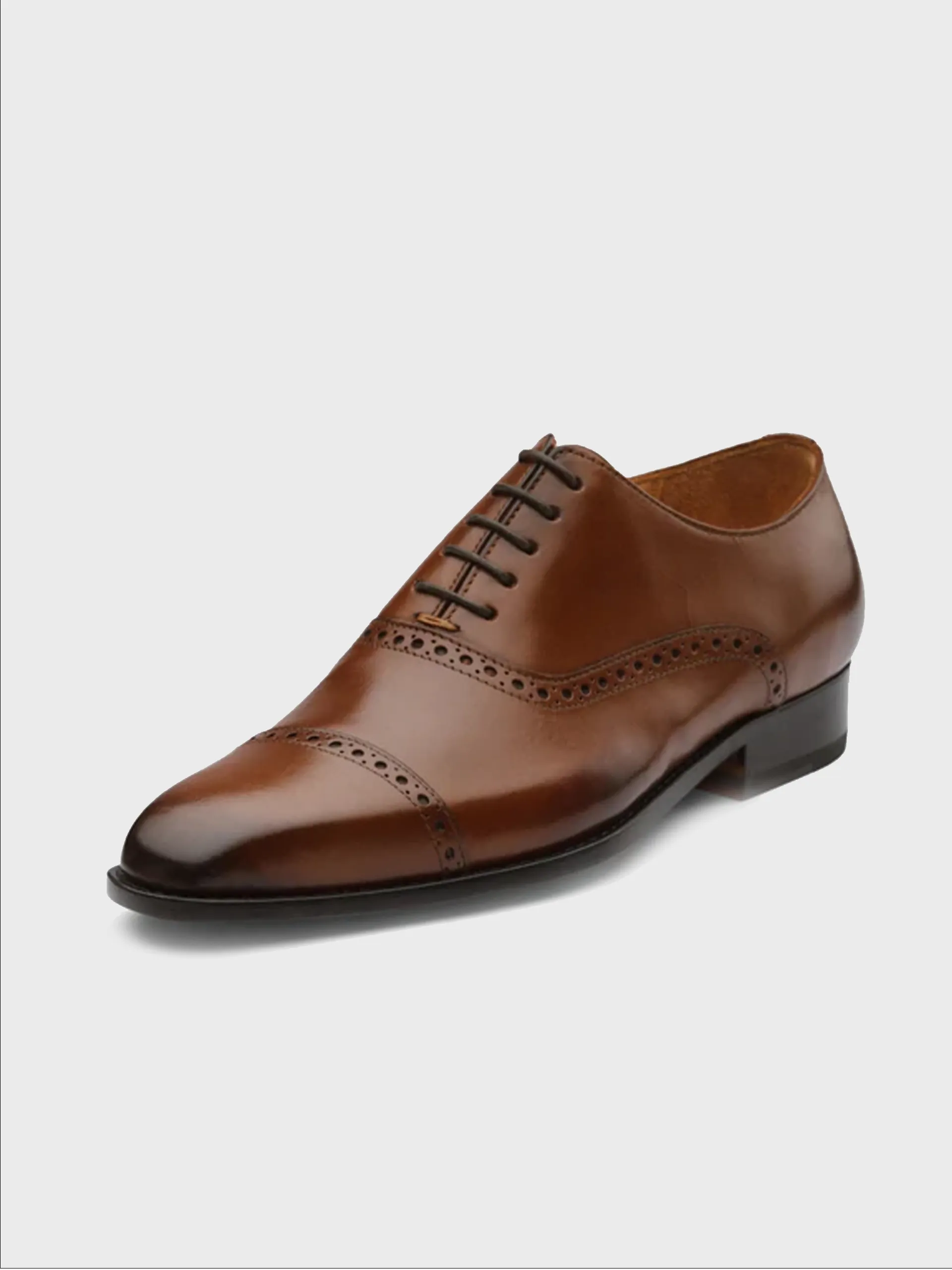 Chic Step Look Fad Oxford - Brown