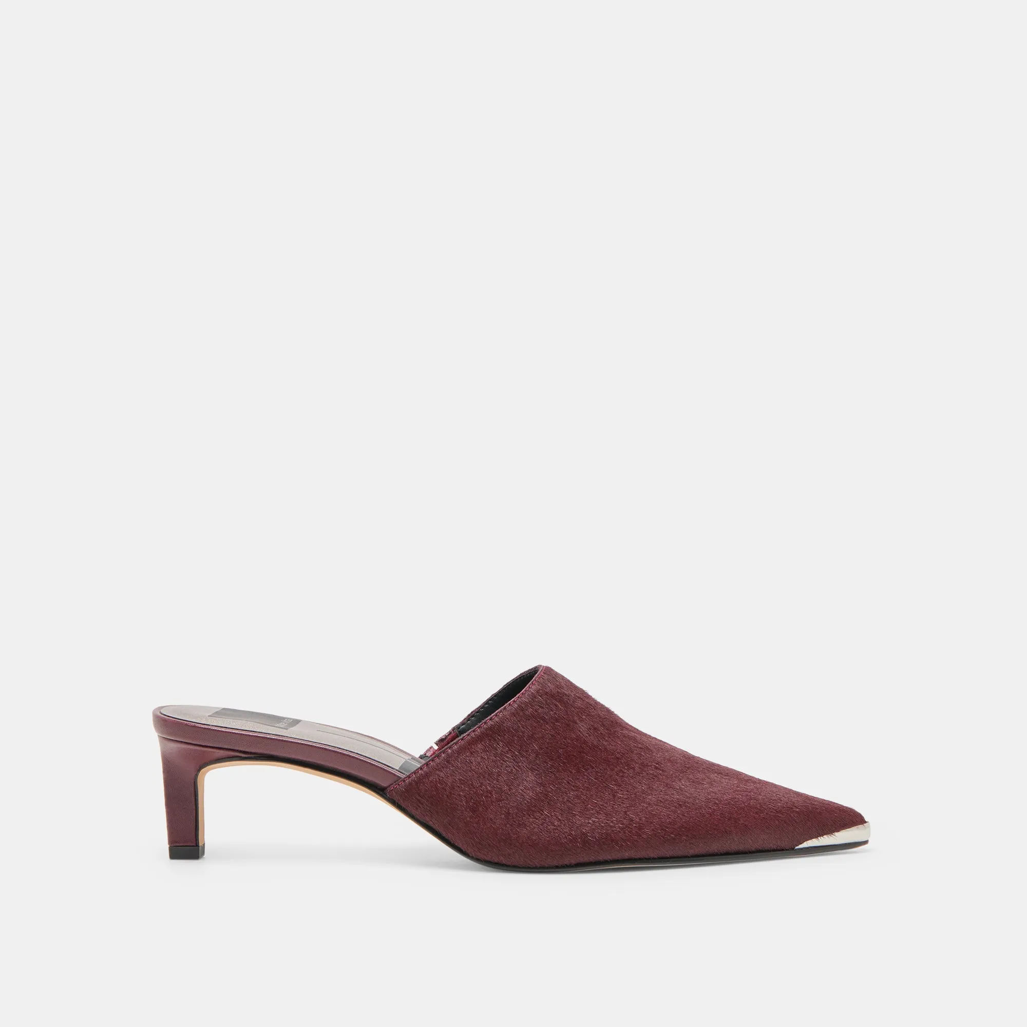 LEXY HEELS BERRY CALF HAIR Work Heels