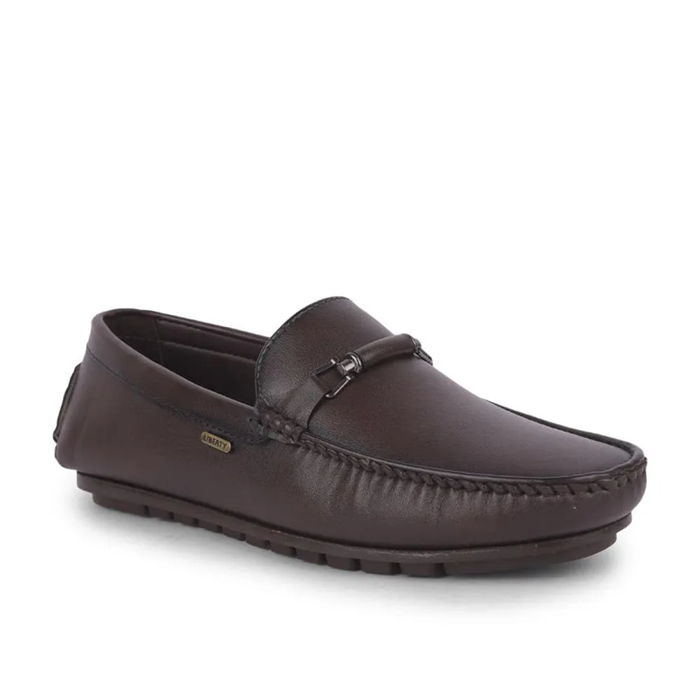 Fortune By Liberty Mens VCL-107 Brown  Formal Loafers City Plaza Sure Step