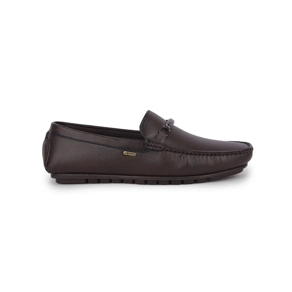 Trail Lane Easy Wear Fortune By Liberty Mens VCL-107 Brown  Formal Loafers