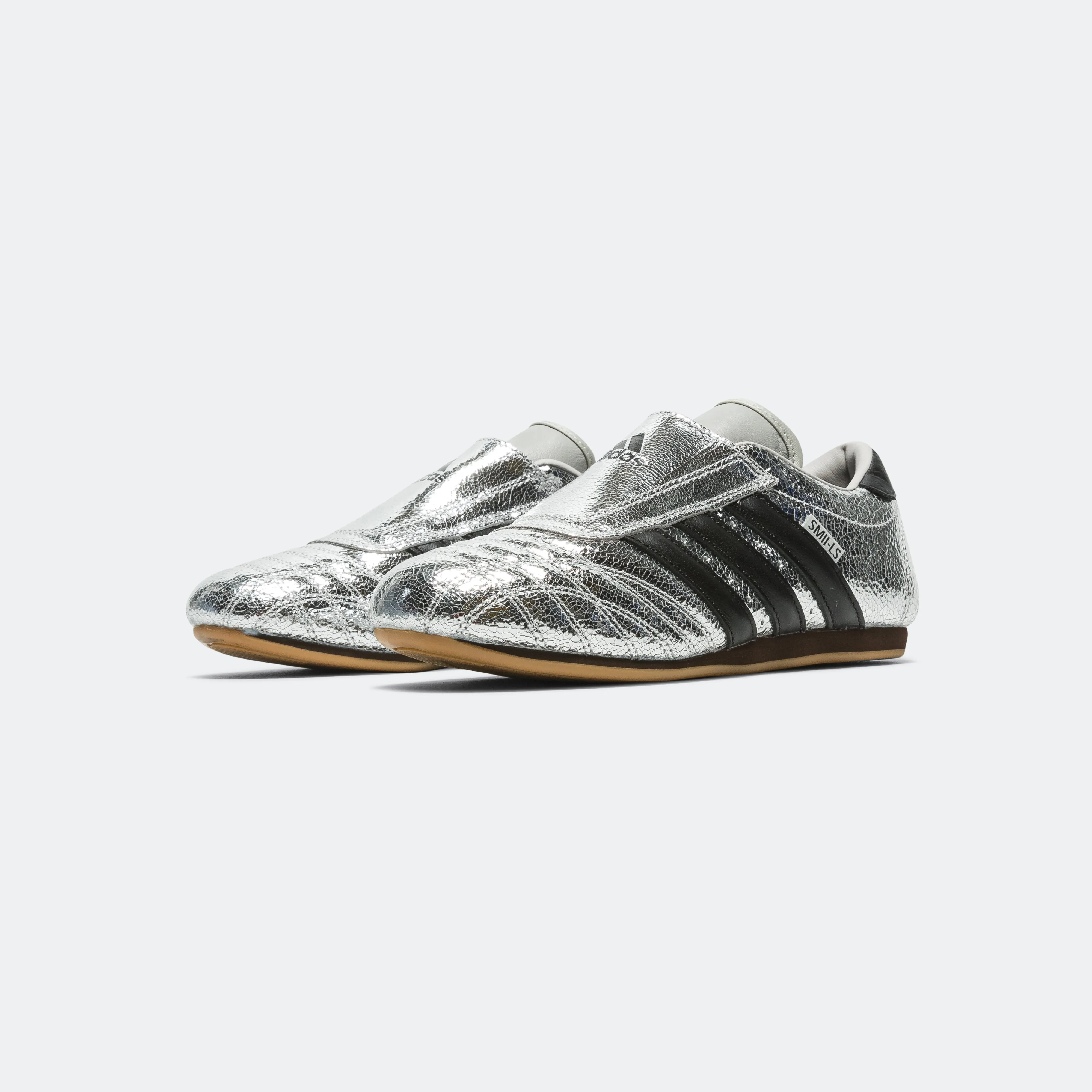 Womens Taekwondo - Silver Metallic/Core Black-Gum Weekend Style ShockAbsorbingSole