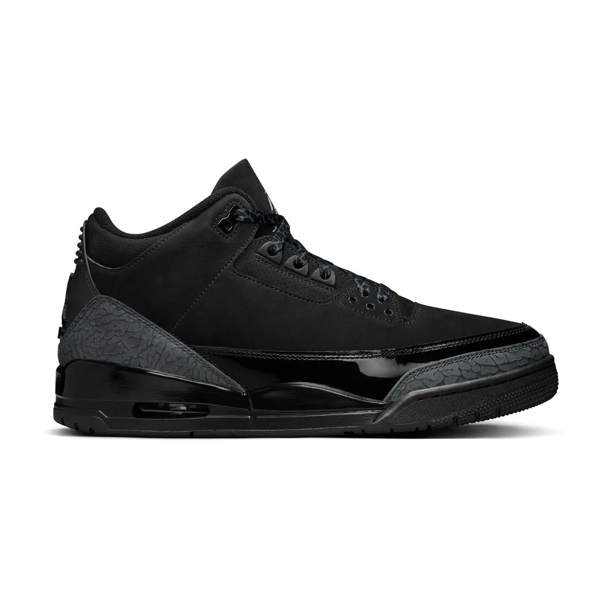 Air Jordan 3 Retro 'Black Cat' ShockDispersion Lightweight Sole