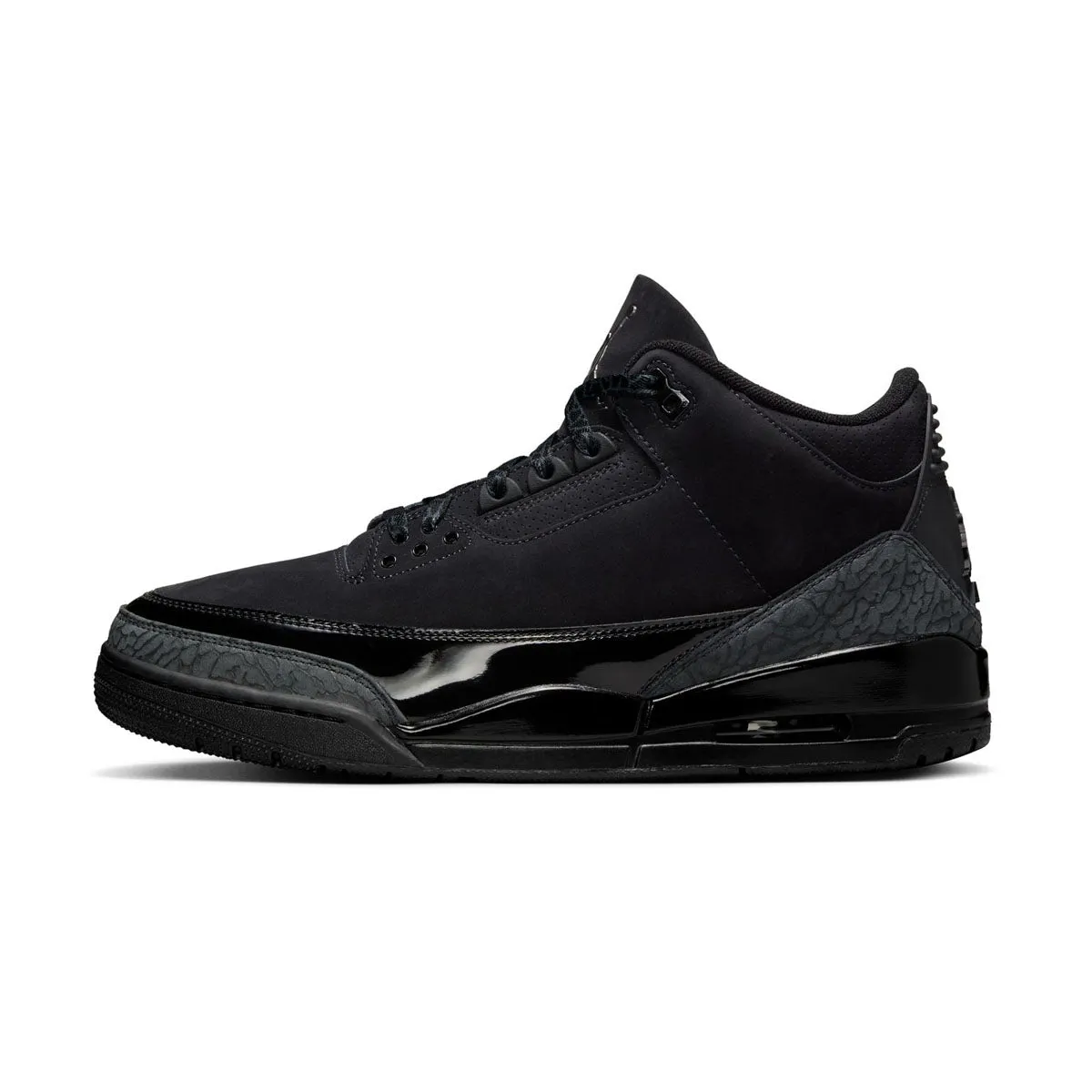 Pointed Toe Total Control Air Jordan 3 Retro 'Black Cat'