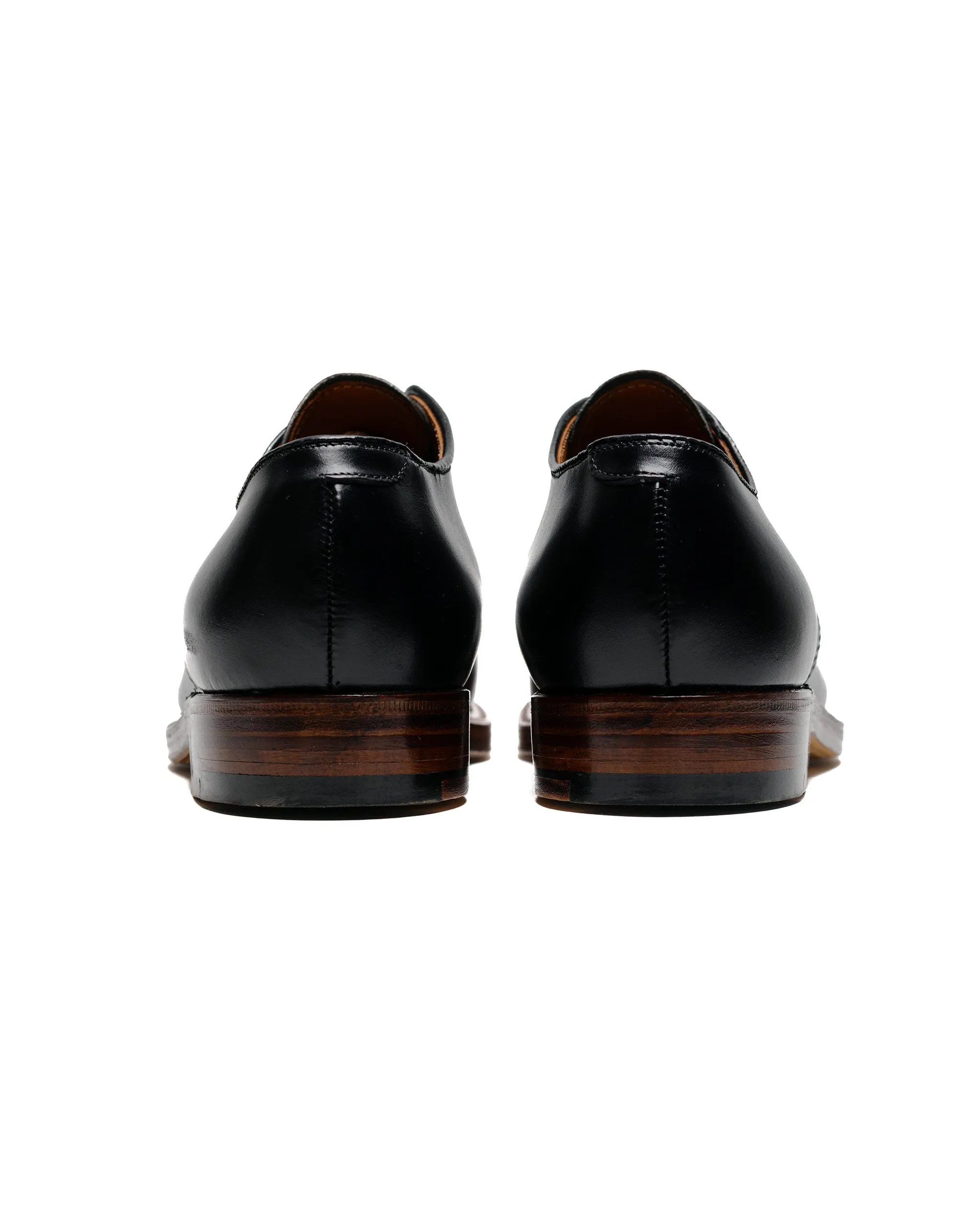 Zen Style Superior Cushioning Alden V Tip Blucher Black Calfskin/Black Regina Grain G2603