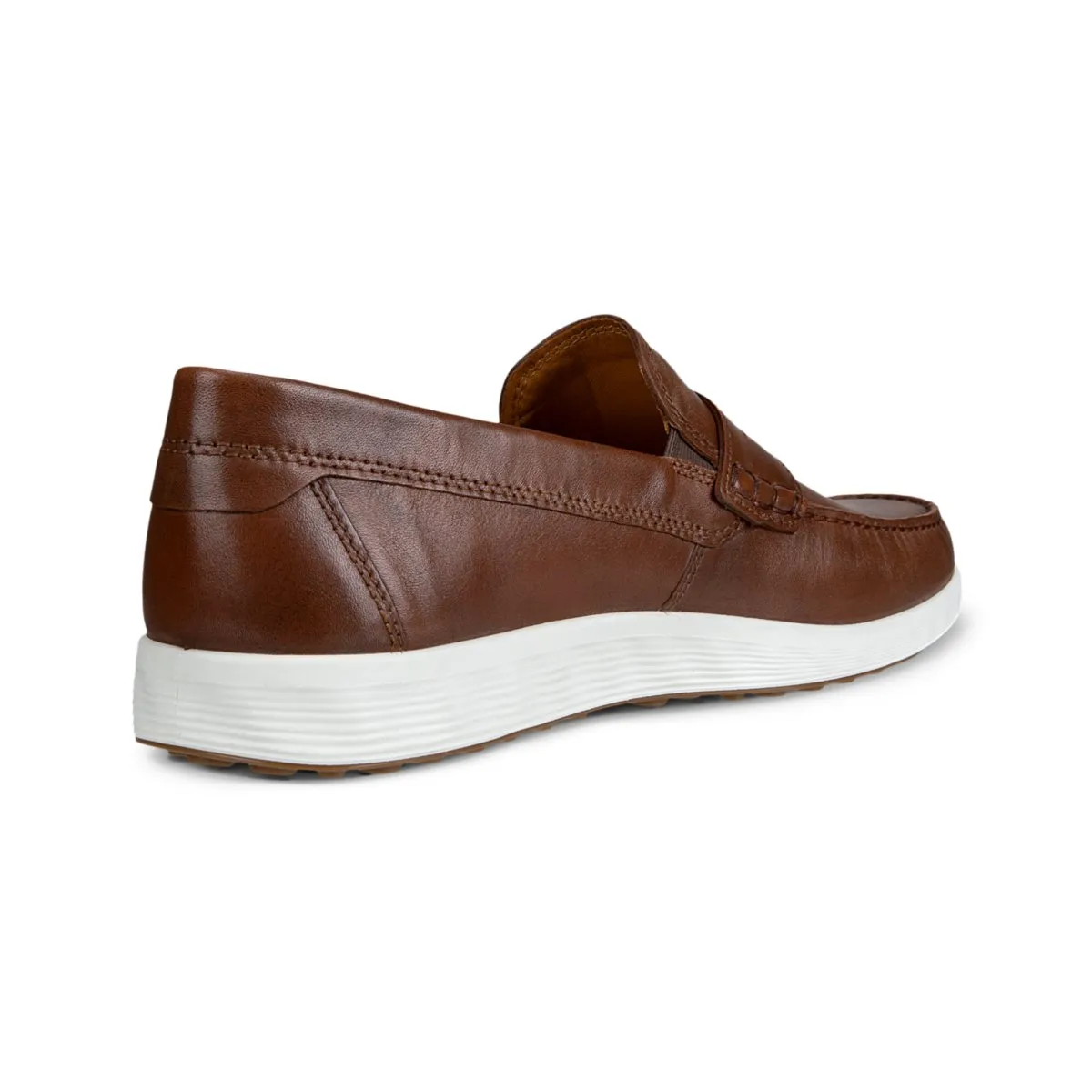 Ecco Men's S Lite Moc Brown Leather On Road Cafe Style