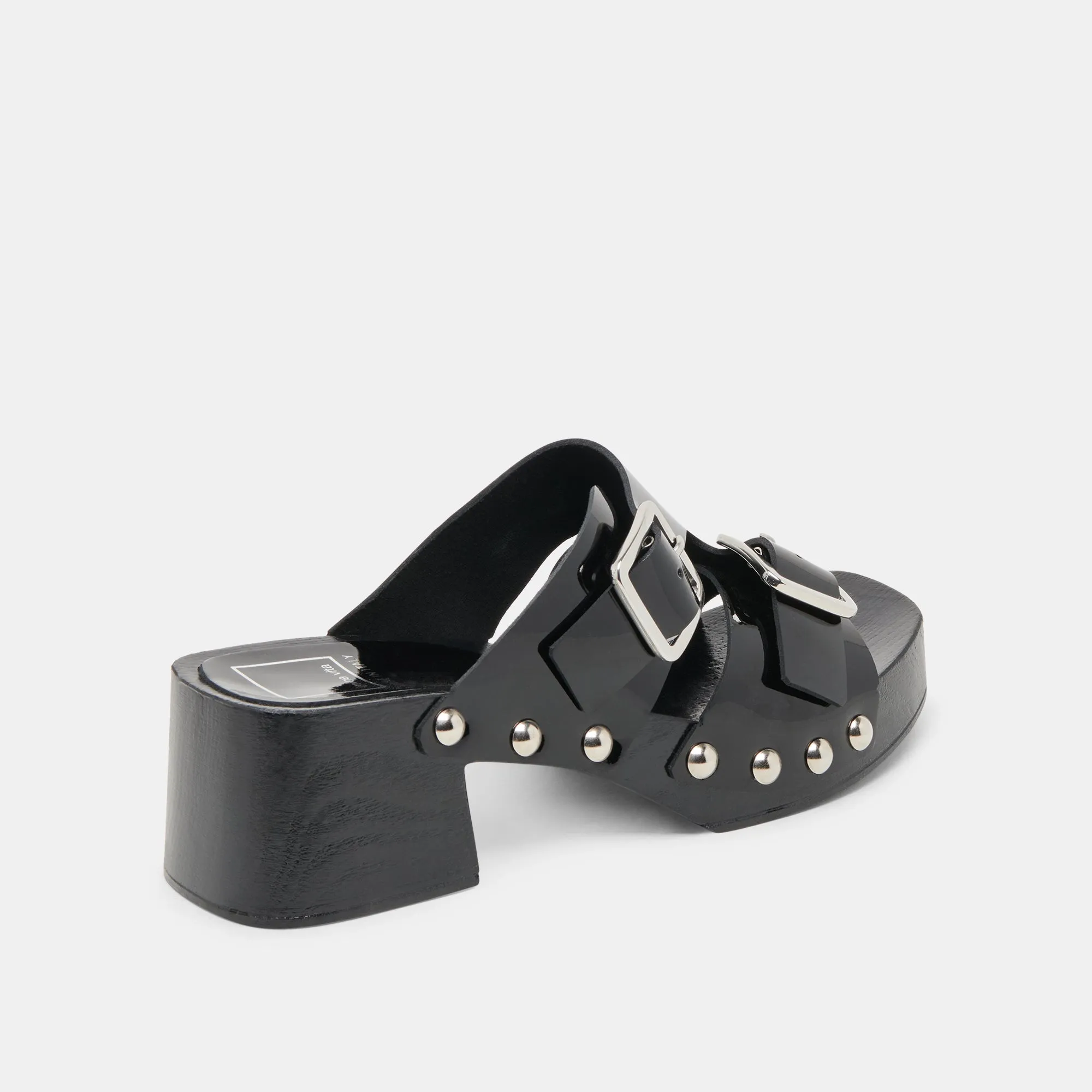 Statement Heels MELODY HEELS BLACK LEATHER