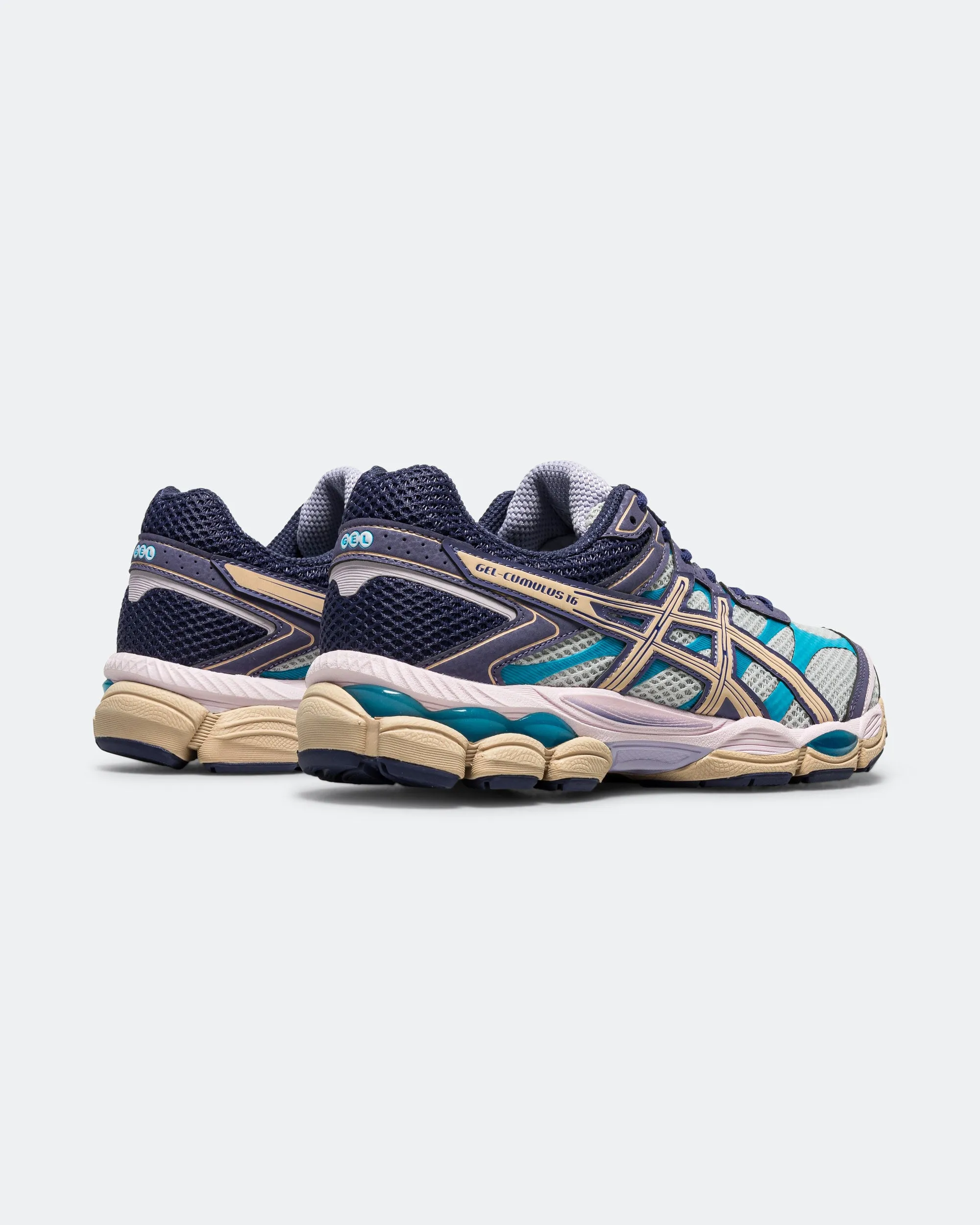 GEL-Cumulus 16 - Cloud Grey/Bisque Strappy Padded Edge