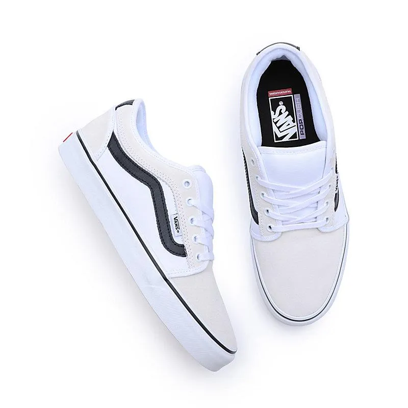 Active Flex Universal Fit Vans Chukka Low Side Stripe - White/Black/Gum