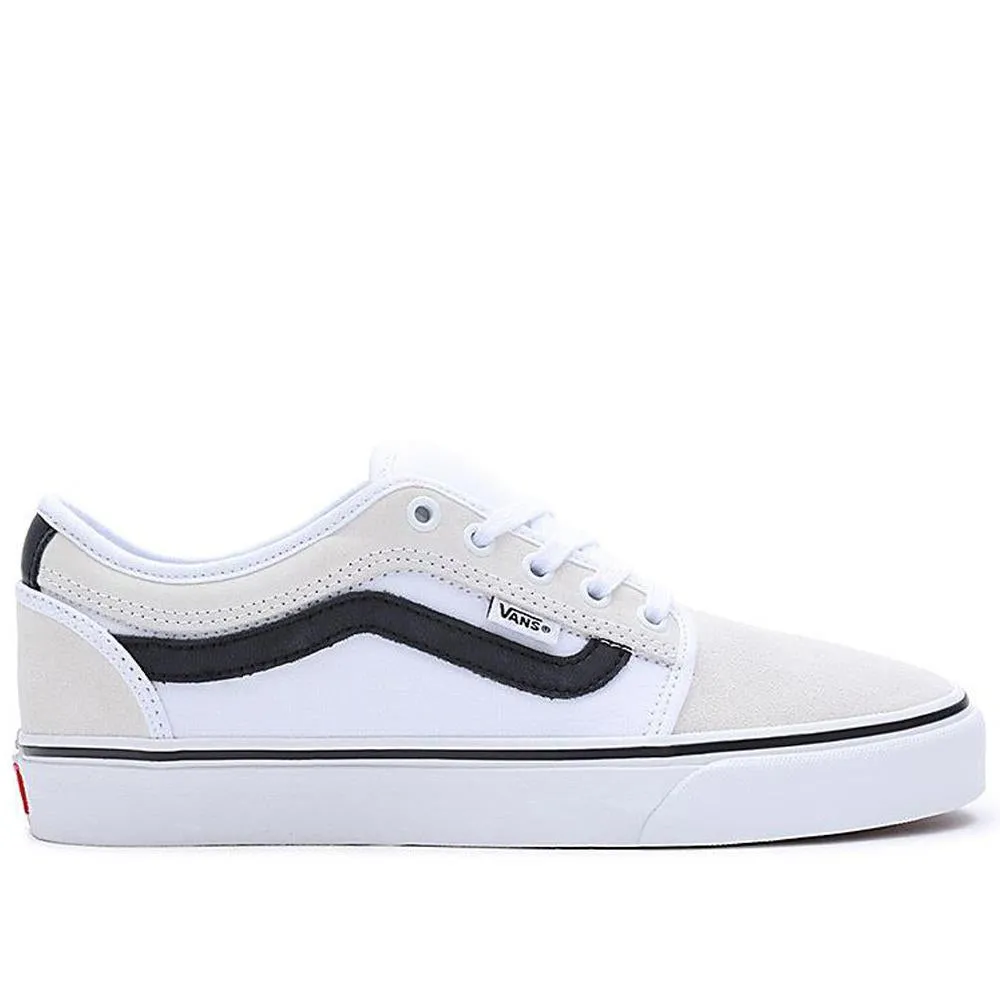Board Action Fit Vans Chukka Low Side Stripe - White/Black/Gum