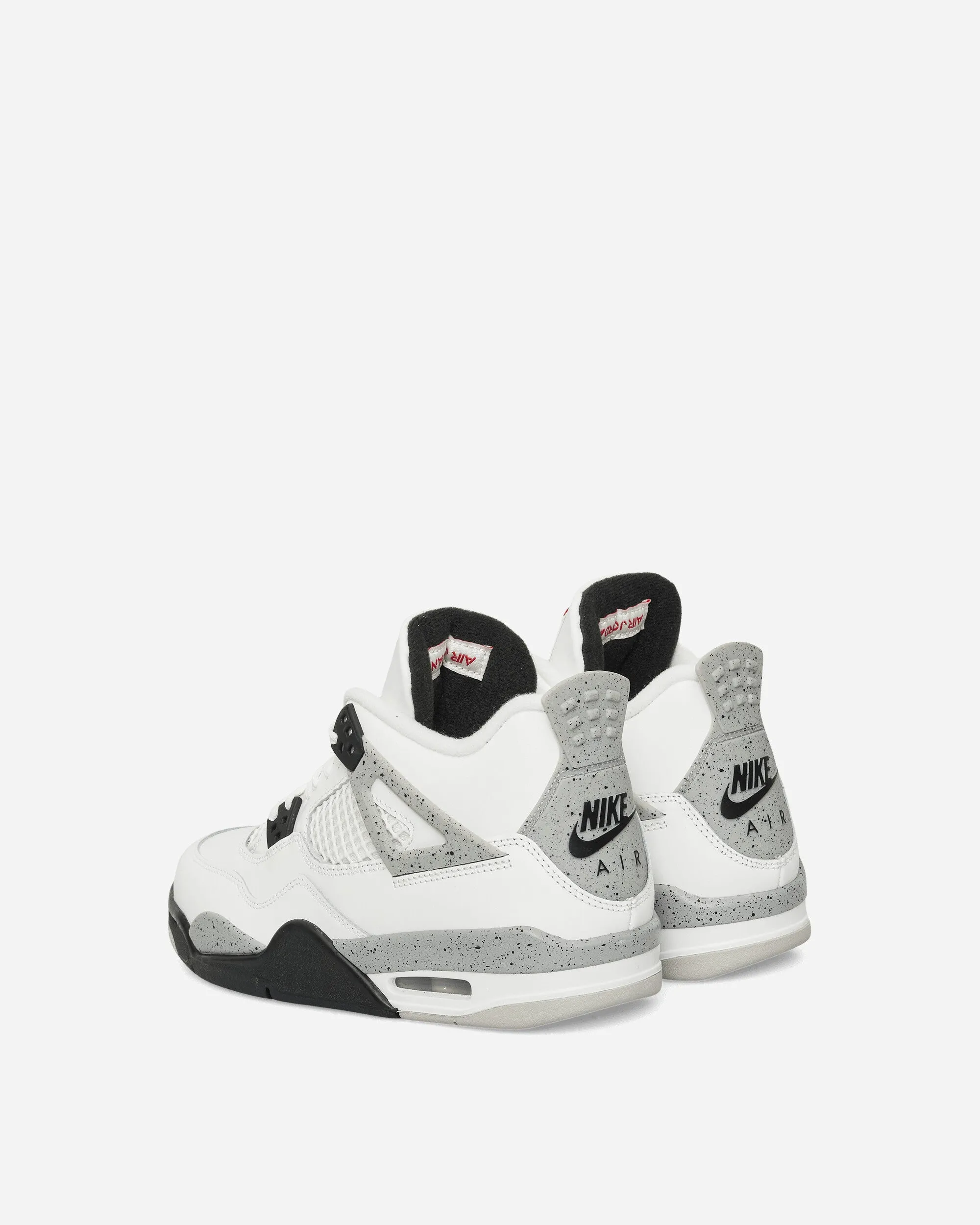 Air Jordan 4 (GS) Sneakers White Cement Toe Protection Canvas