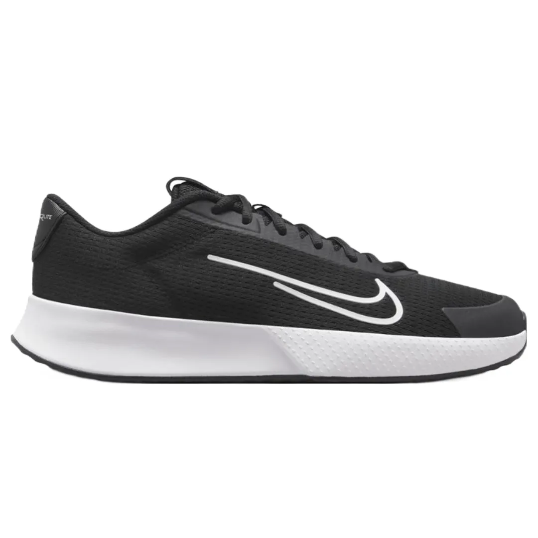 Nike Court Vapor Lite 2 Black/White Men's Hard Court Tennis Shoes Urban Fit