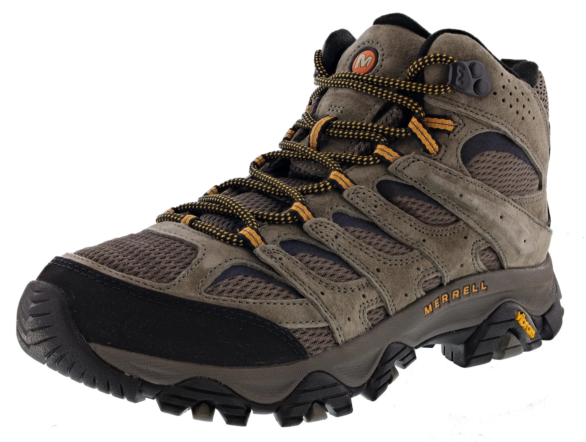 warm glow Merrell Men's Moab 3 Mid Outdoor Trail Walking Shoes