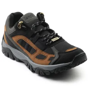 running in a zip line area shoes Daily Running Leap7x Black Sports Lacing Running Shoes For Men EAST-1 By Liberty
