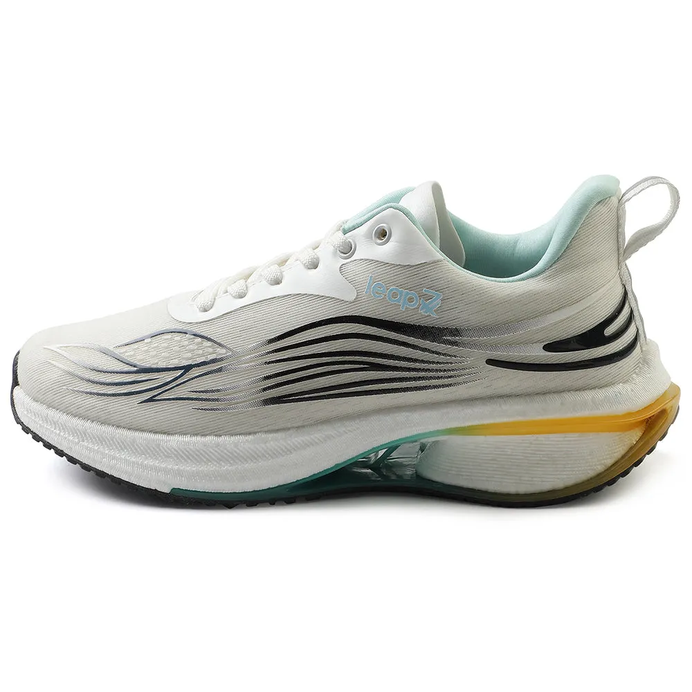 Leap7x White Sports Lacing Running Shoes For Men MOSCOW-2 By Liberty hill training shoes