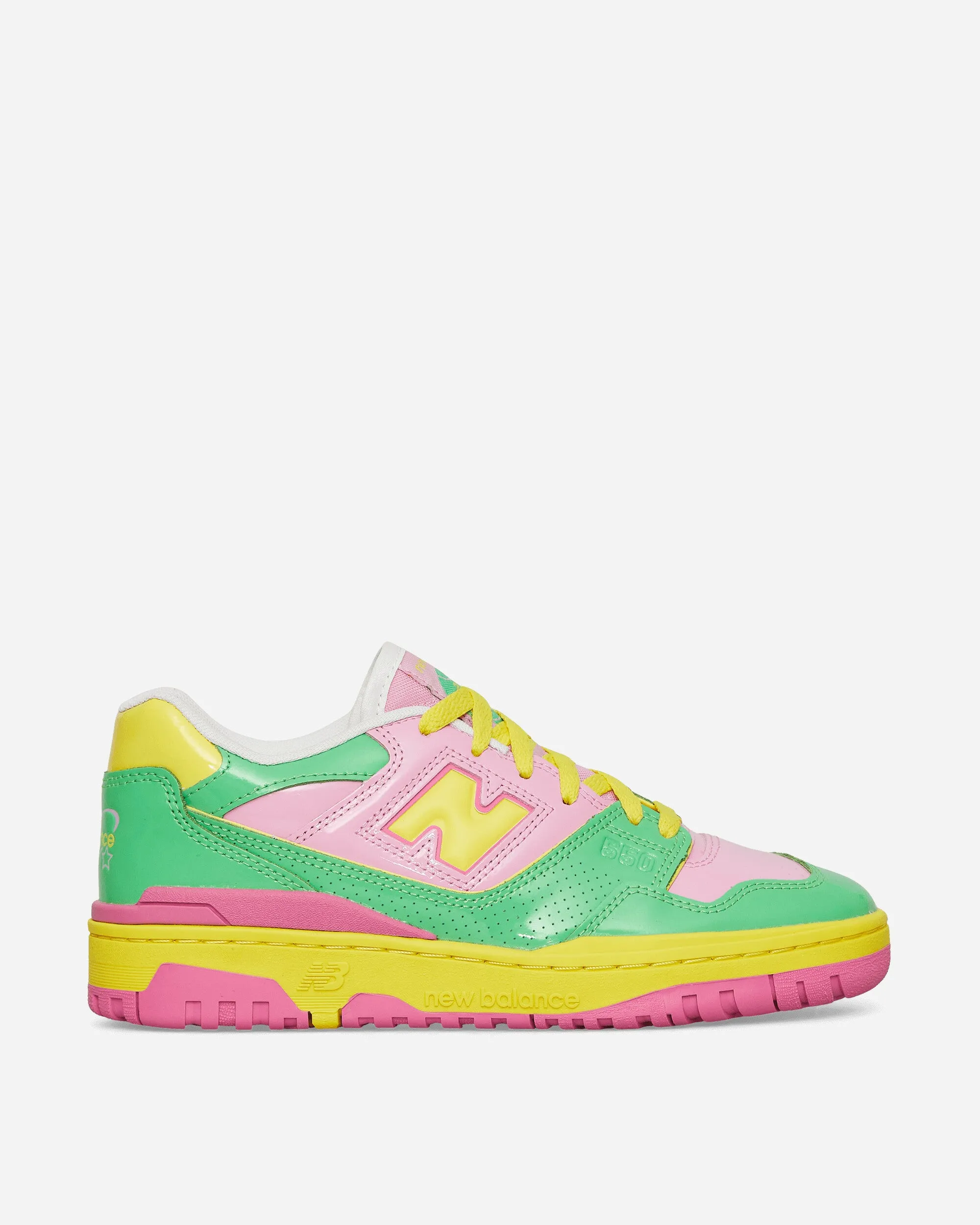 550 Sneakers Pink / Green / Lime On The Run