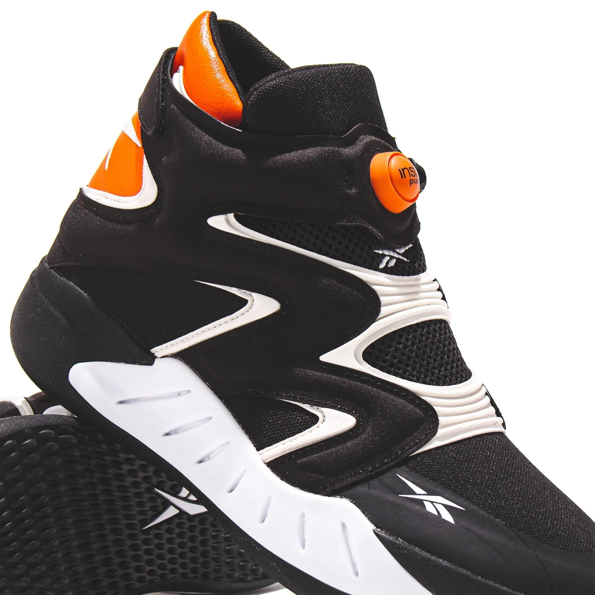 Midcourt Fit Comfort Reebok Classics Basketball Men Instapump Fury Zone Black White G55140
