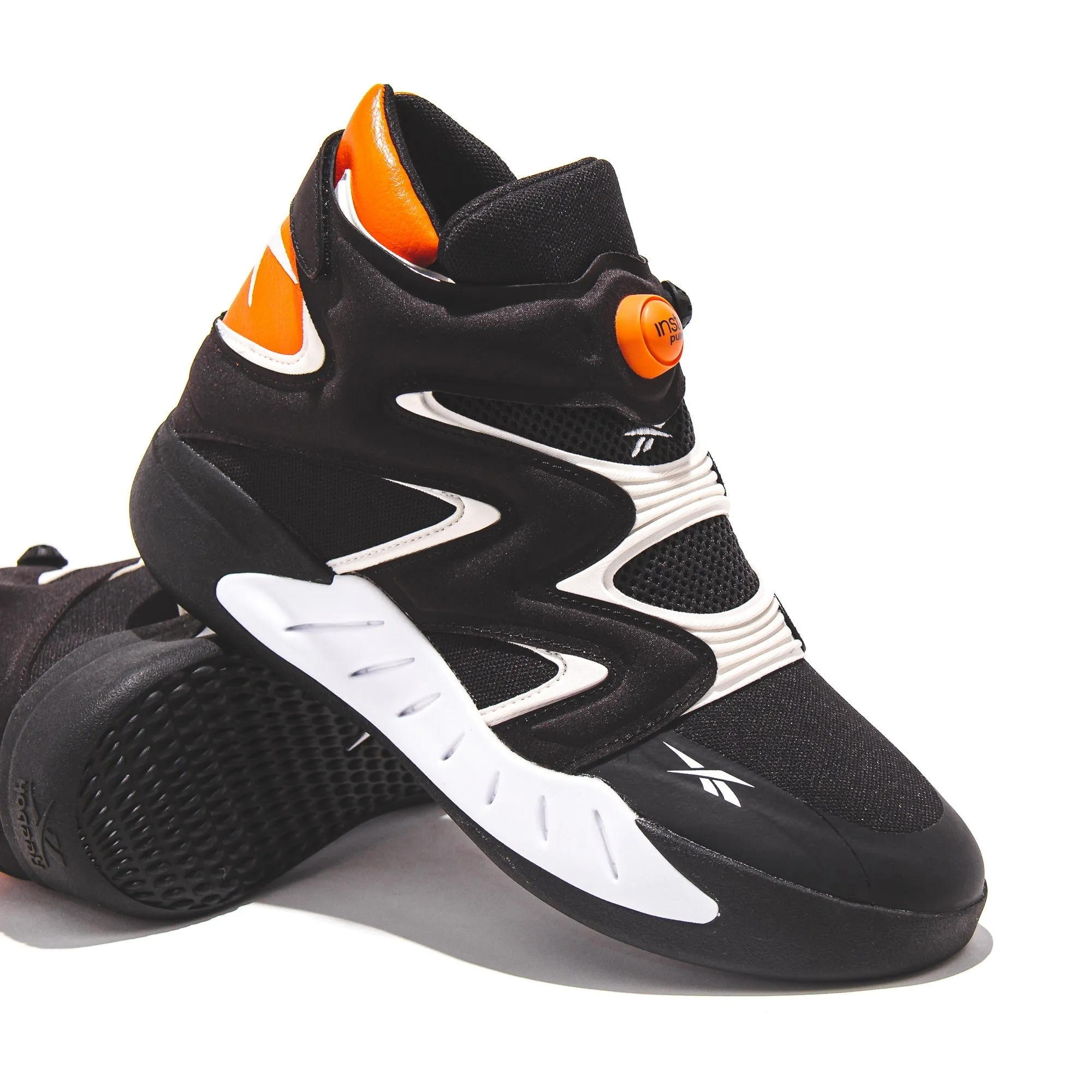Rookie Edge Flexible Traction Pattern Reebok Classics Basketball Men Instapump Fury Zone Black White G55140