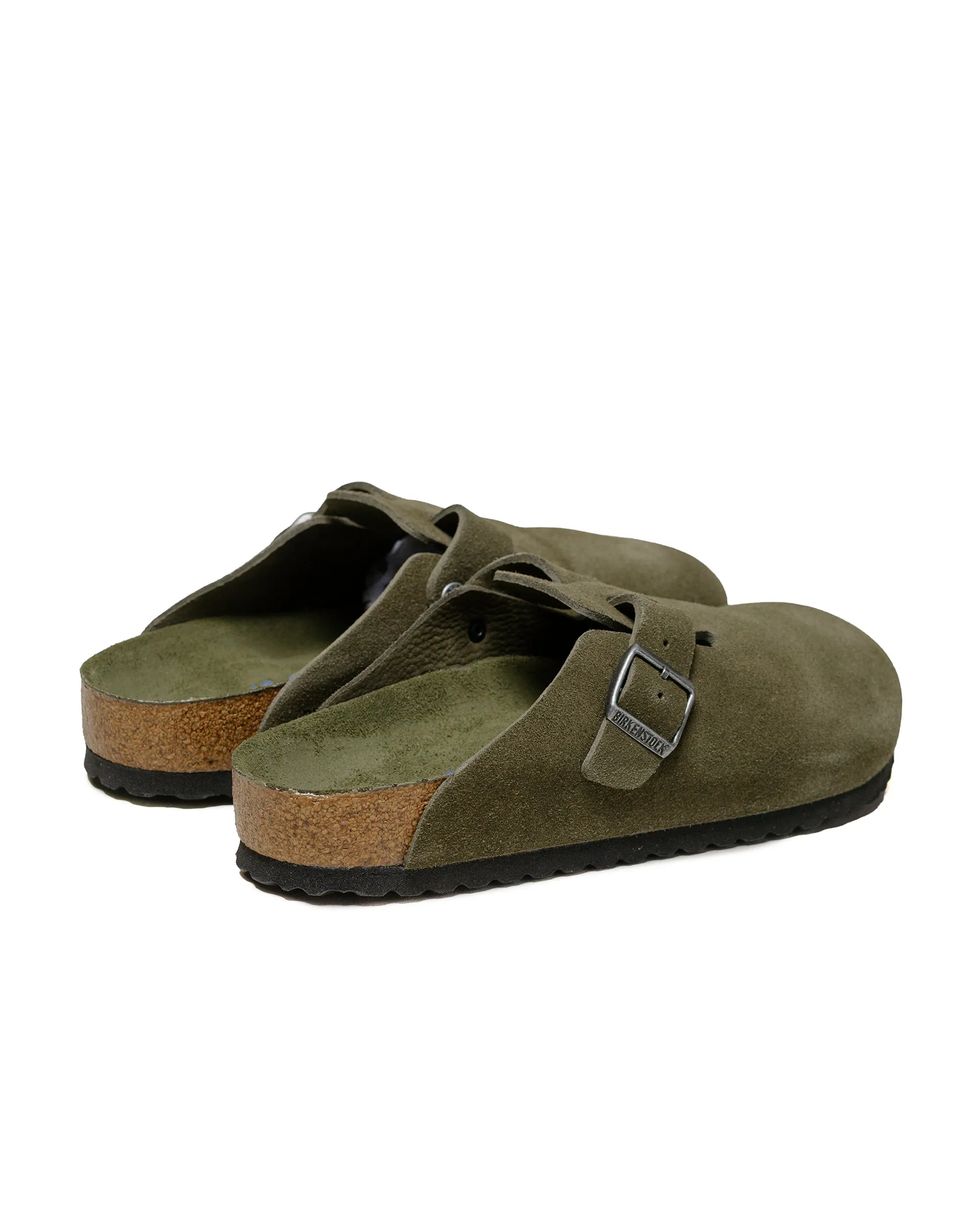 All Time Birkenstock Boston Thyme Tonal Suede
