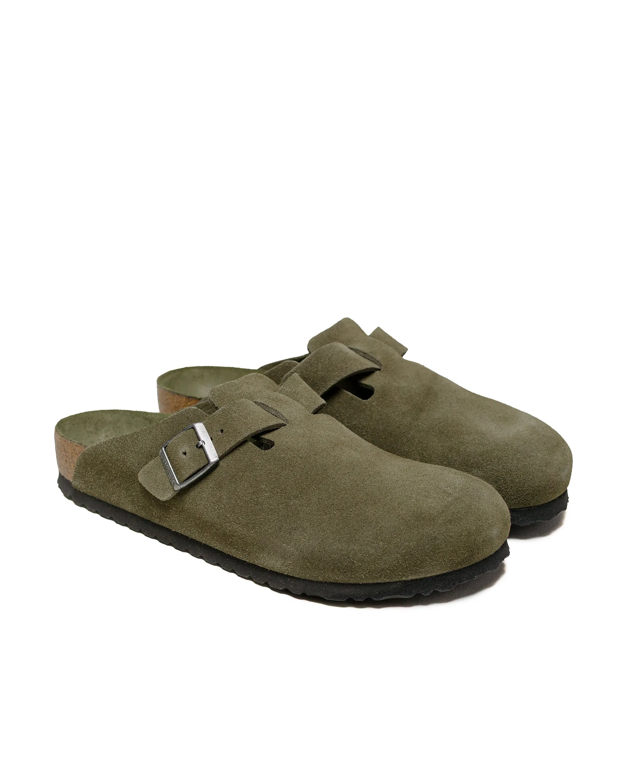 Kick Step Birkenstock Boston Thyme Tonal Suede