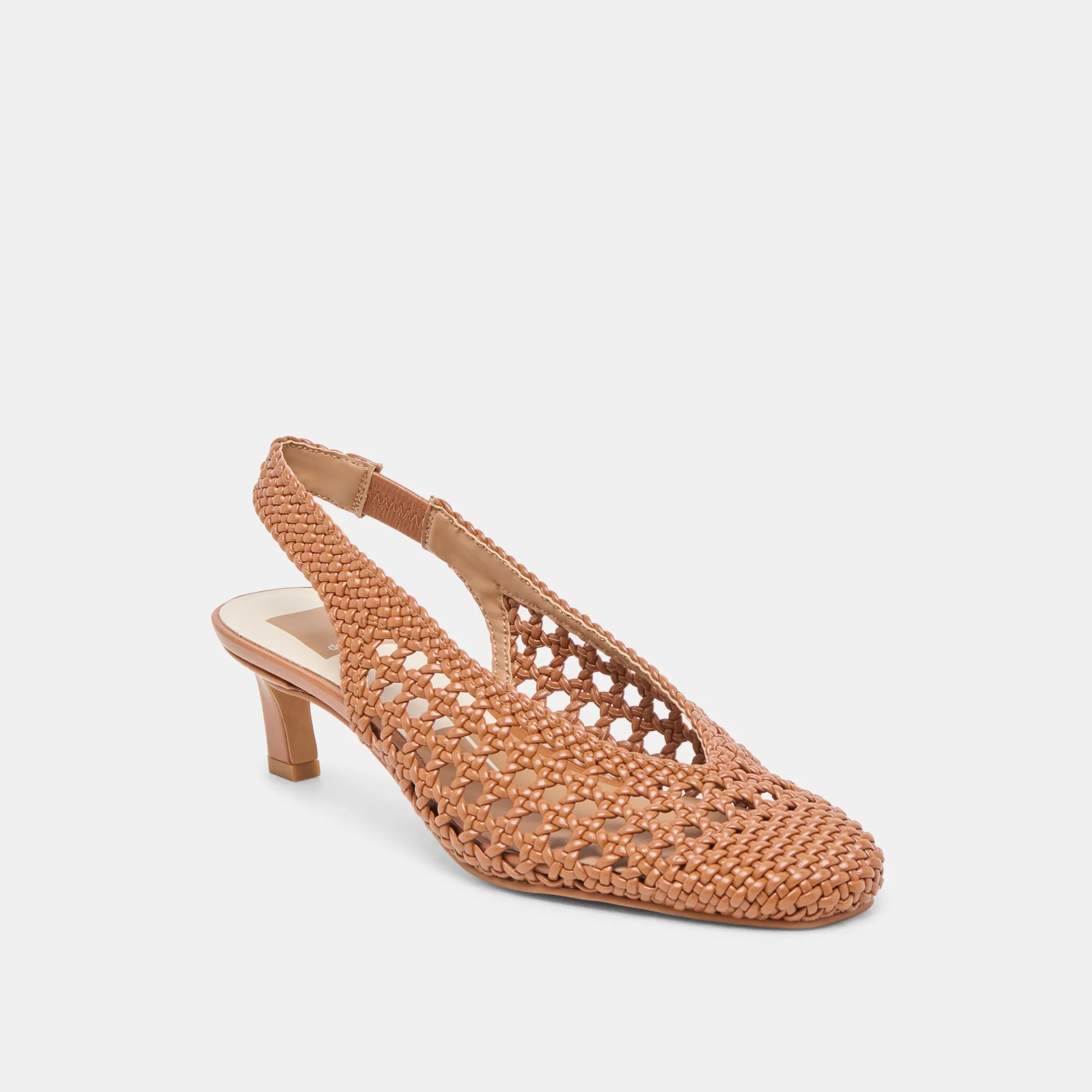 Luxury Footwear for Men FAWNE HEELS SADDLE WOVEN STELLA