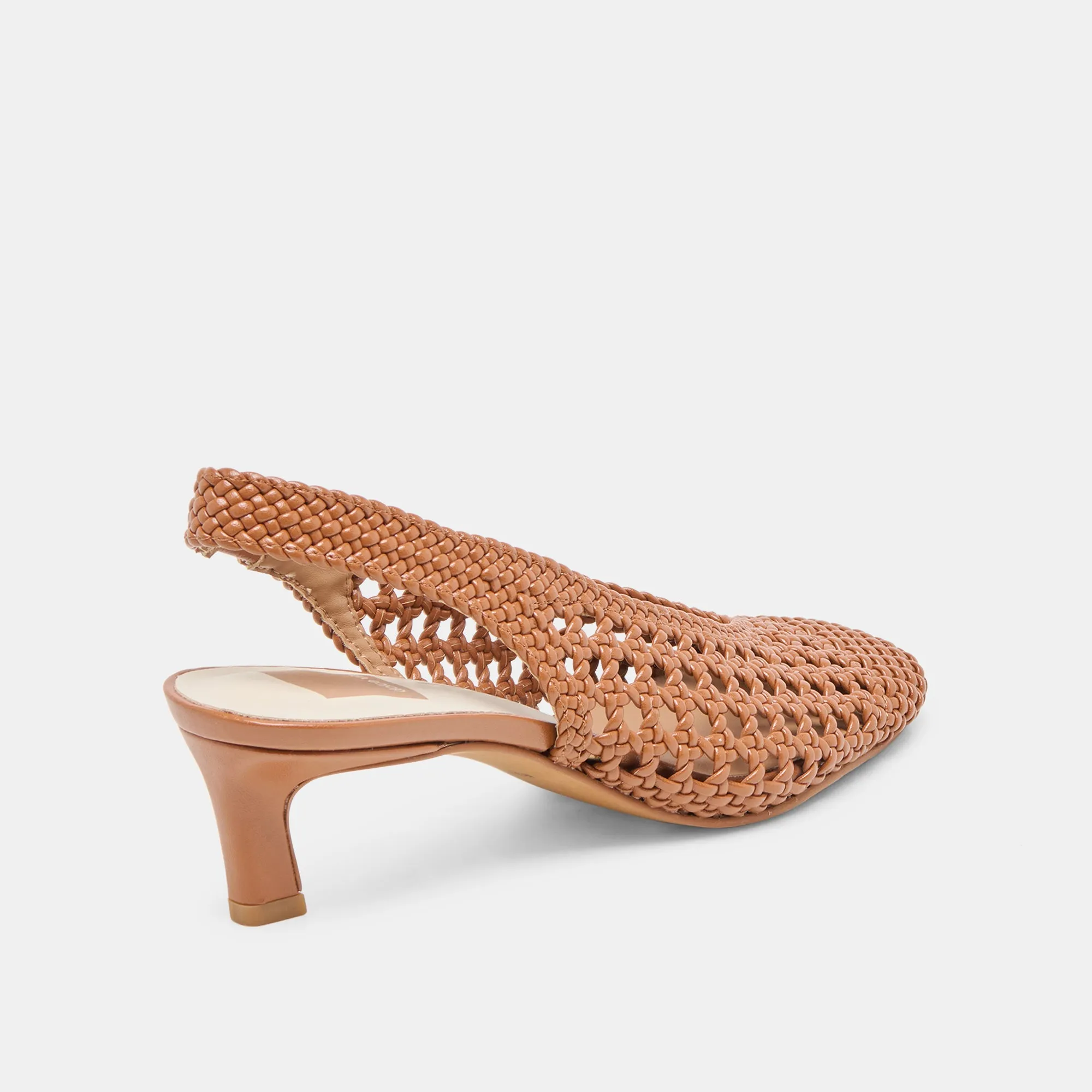 Customizable FAWNE HEELS SADDLE WOVEN STELLA