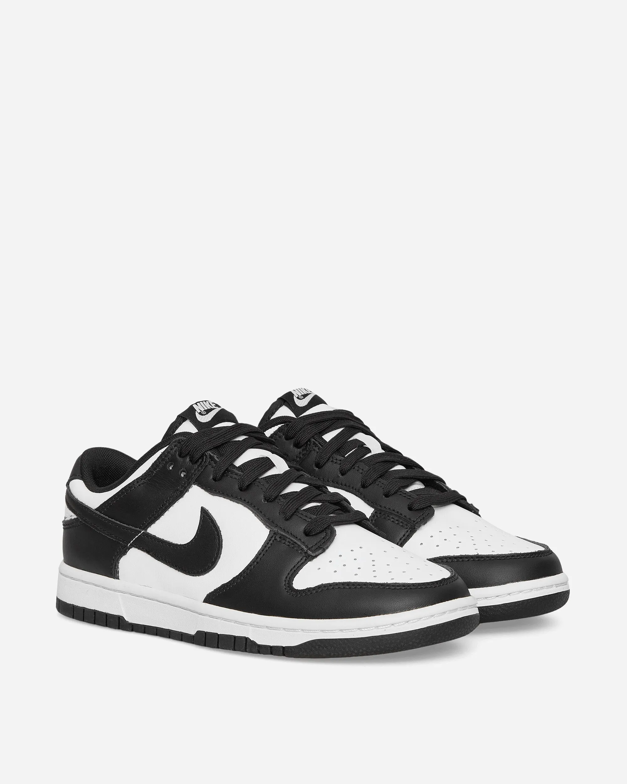 Dunk Low Retro Sneakers White / Black Essential Wear Lace Free