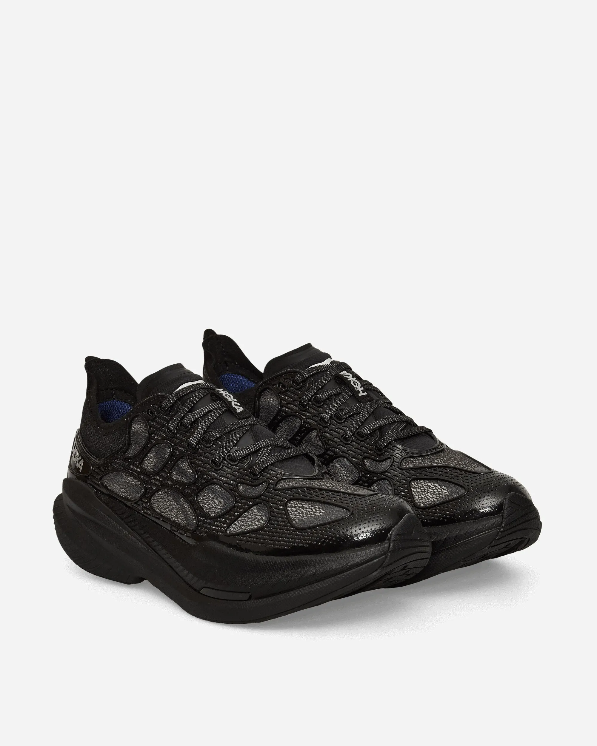 Mach X Caged Sneakers Black / Midnight Blue Smooth Flex