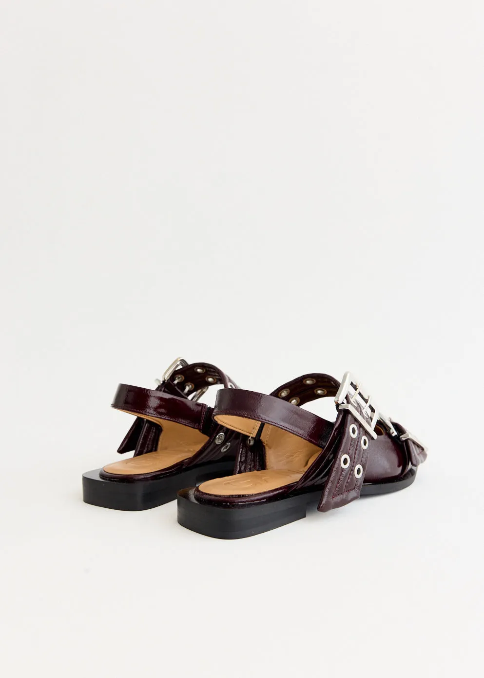 All Purpose padded insole Feminine Buckle Ballerinas