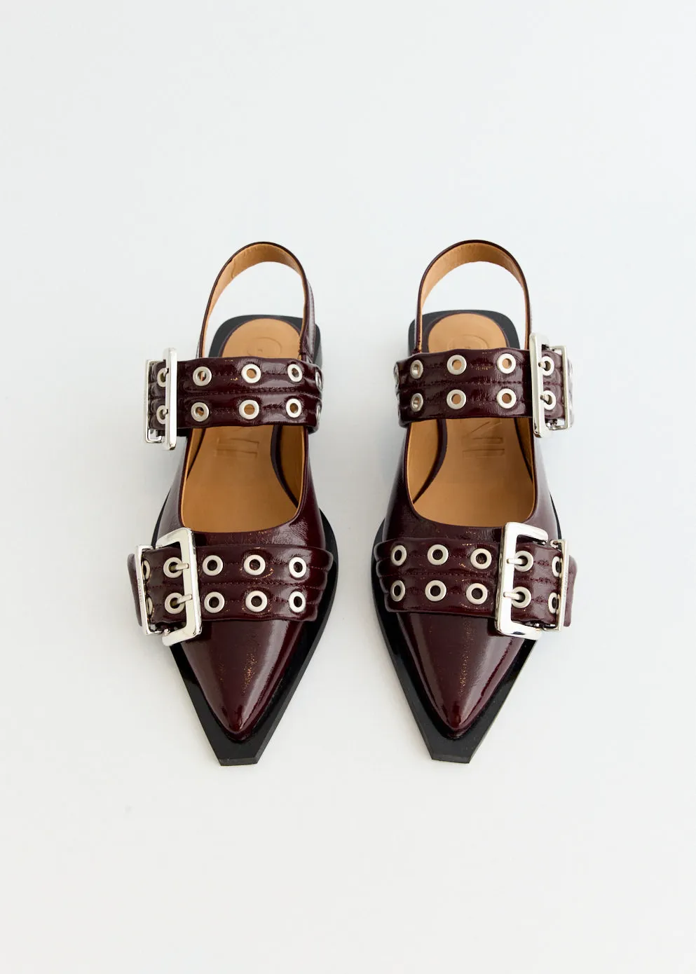 Spring Sole Feminine Buckle Ballerinas