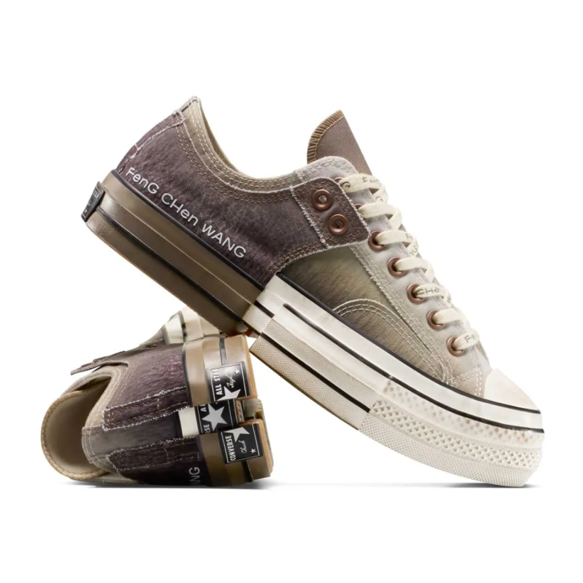   Feng Chen Wang 2-in-1 Chuck 70 Low Top 'Brown Egret' Fog Path