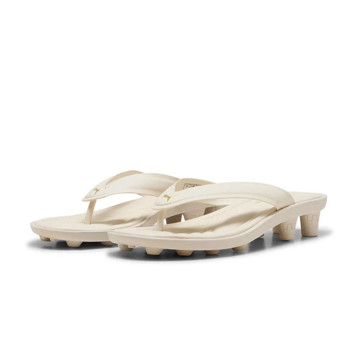   FENTY Cat Cleat Slides 'Alpine Snow PUMA Gold' Comfort foam Walk Comfort