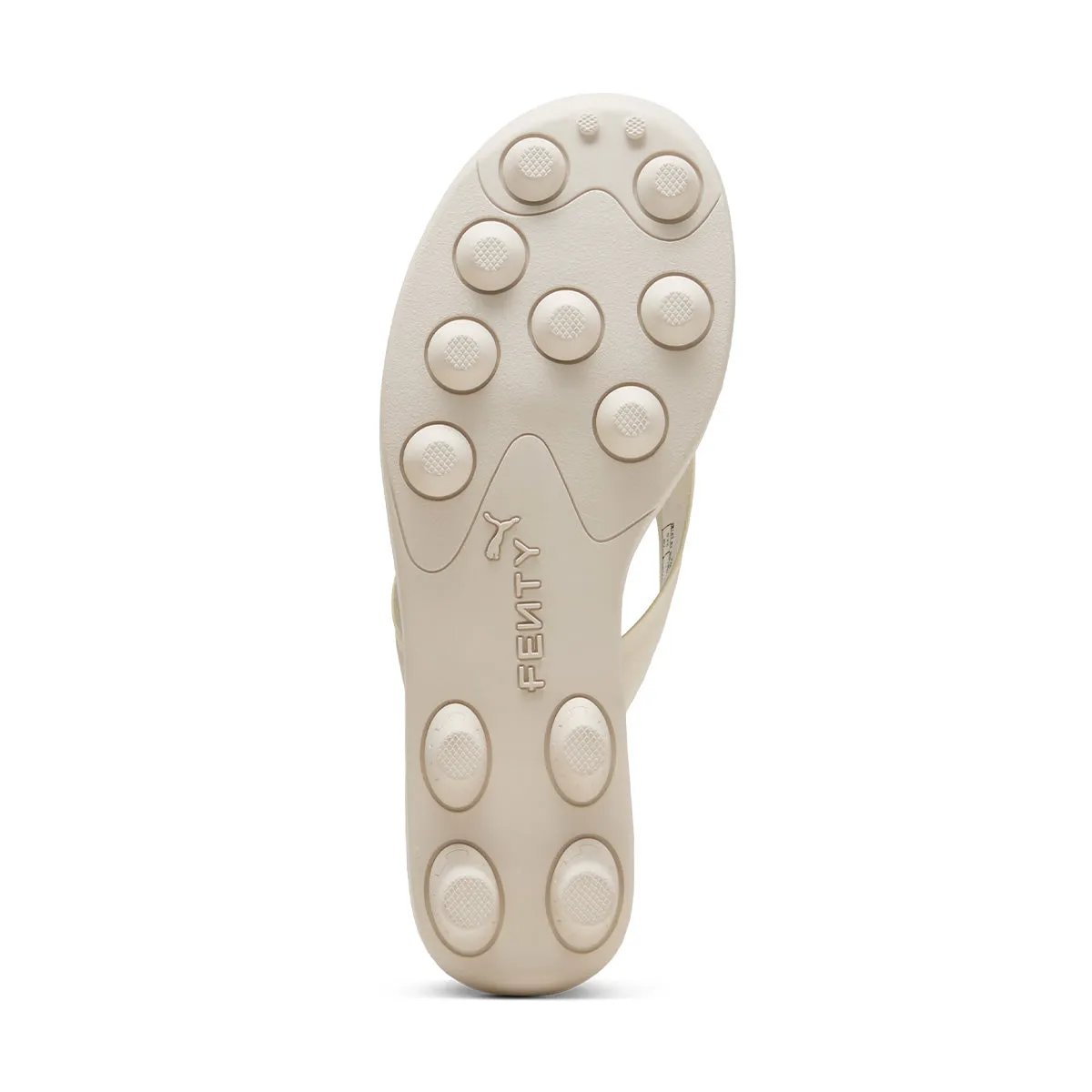   FENTY Cat Cleat Slides 'Alpine Snow PUMA Gold' Morning Pace
