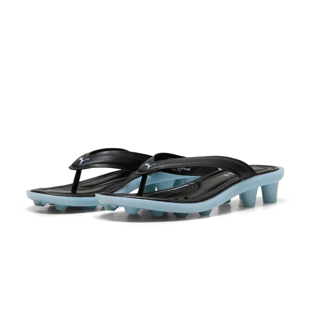 Chic Look Sunset Step   FENTY Cat Cleat Slides 'PUMA Black Haute Tropic'