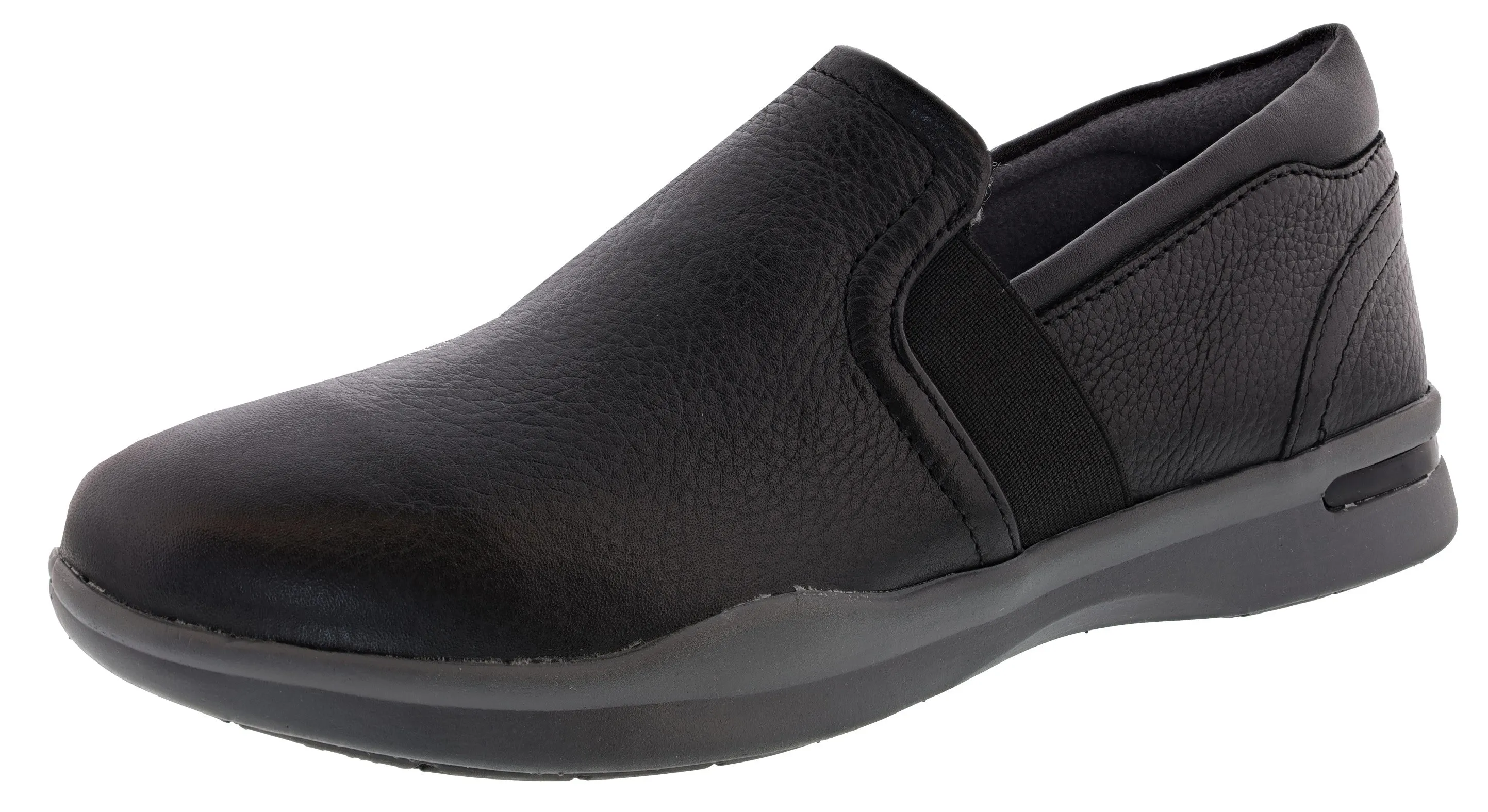 striped material shoe replacement enhancement Grey Anatomy By Sofwalk Vantage Oil Resistant Slip On Shoes
