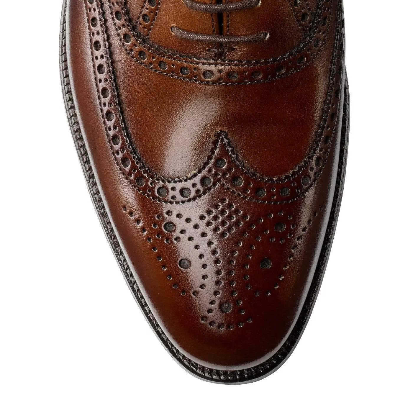 Street Fit Runway Oxfords Finsbury Dark Brown Burnished Calf