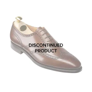 Stylish Walk Smart Step On Finsbury Dark Brown Burnished Calf