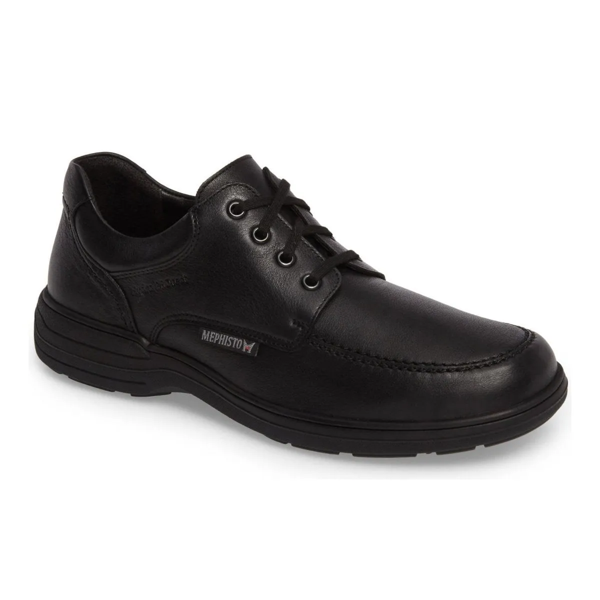 Mephisto Men's DoukHydroProtect Moc Toe Derby Black Waterproof Commuter Life Game Day