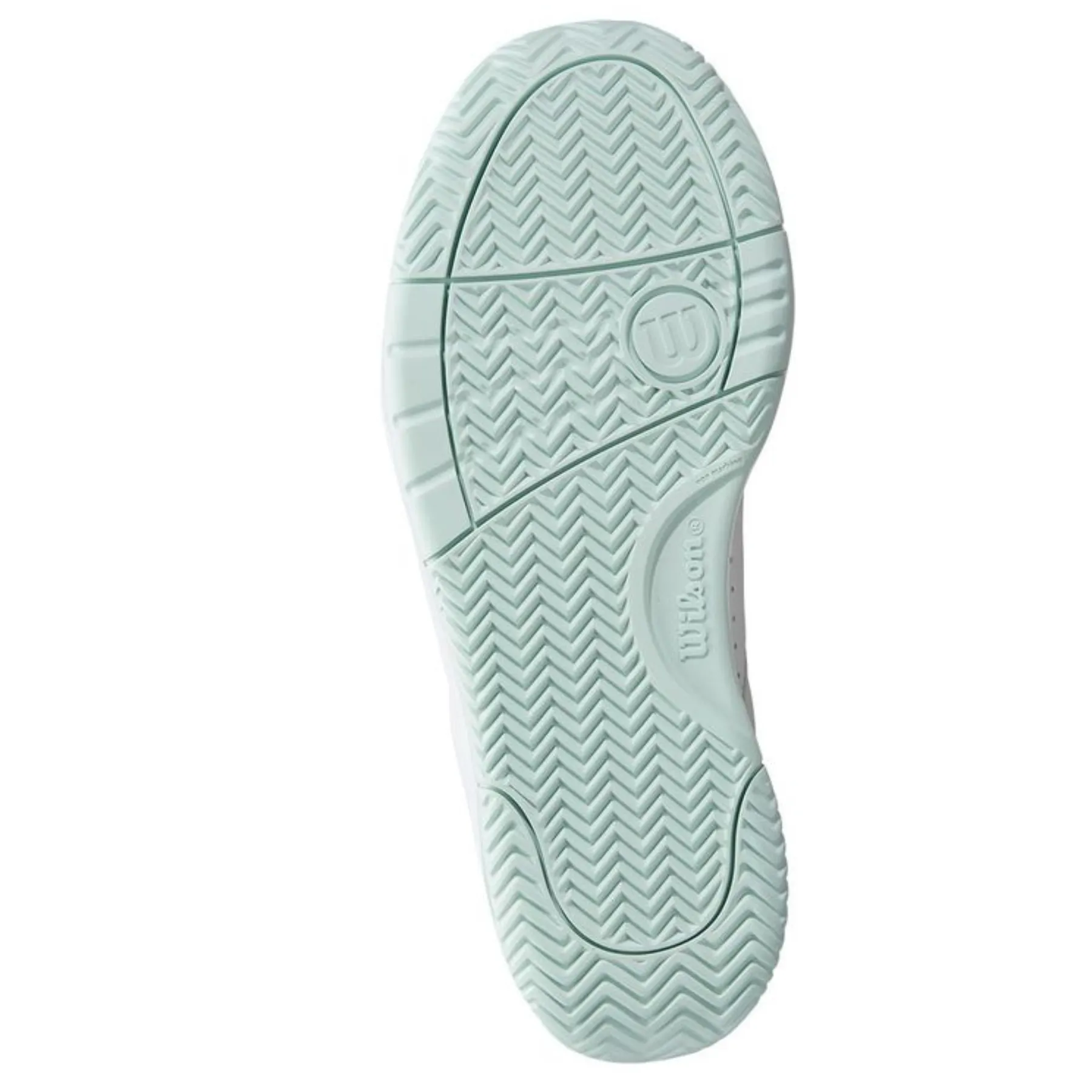 Wilson Pickle Pro Womens Pickleball Shoe - White/White/Surf Spray Ankle Ease On The Go