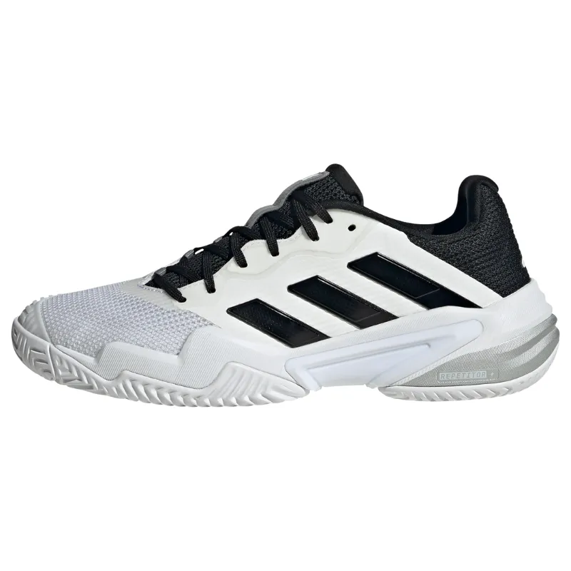 Exercise Ready Adidas Barricade 13 Mens White/Core Black/Grey Three Tennis Shoes