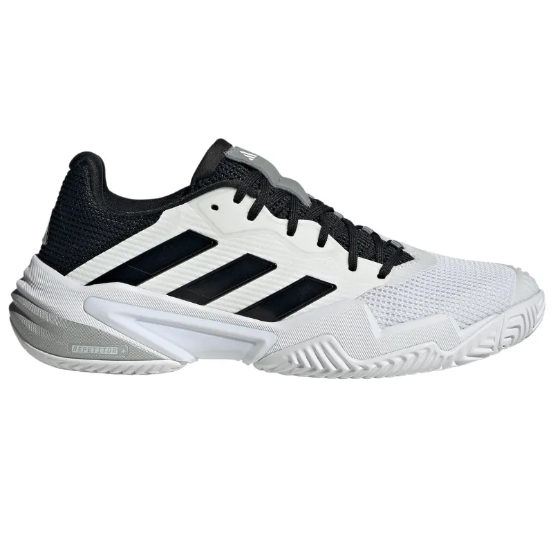 Sport Footwear Adidas Barricade 13 Mens White/Core Black/Grey Three Tennis Shoes