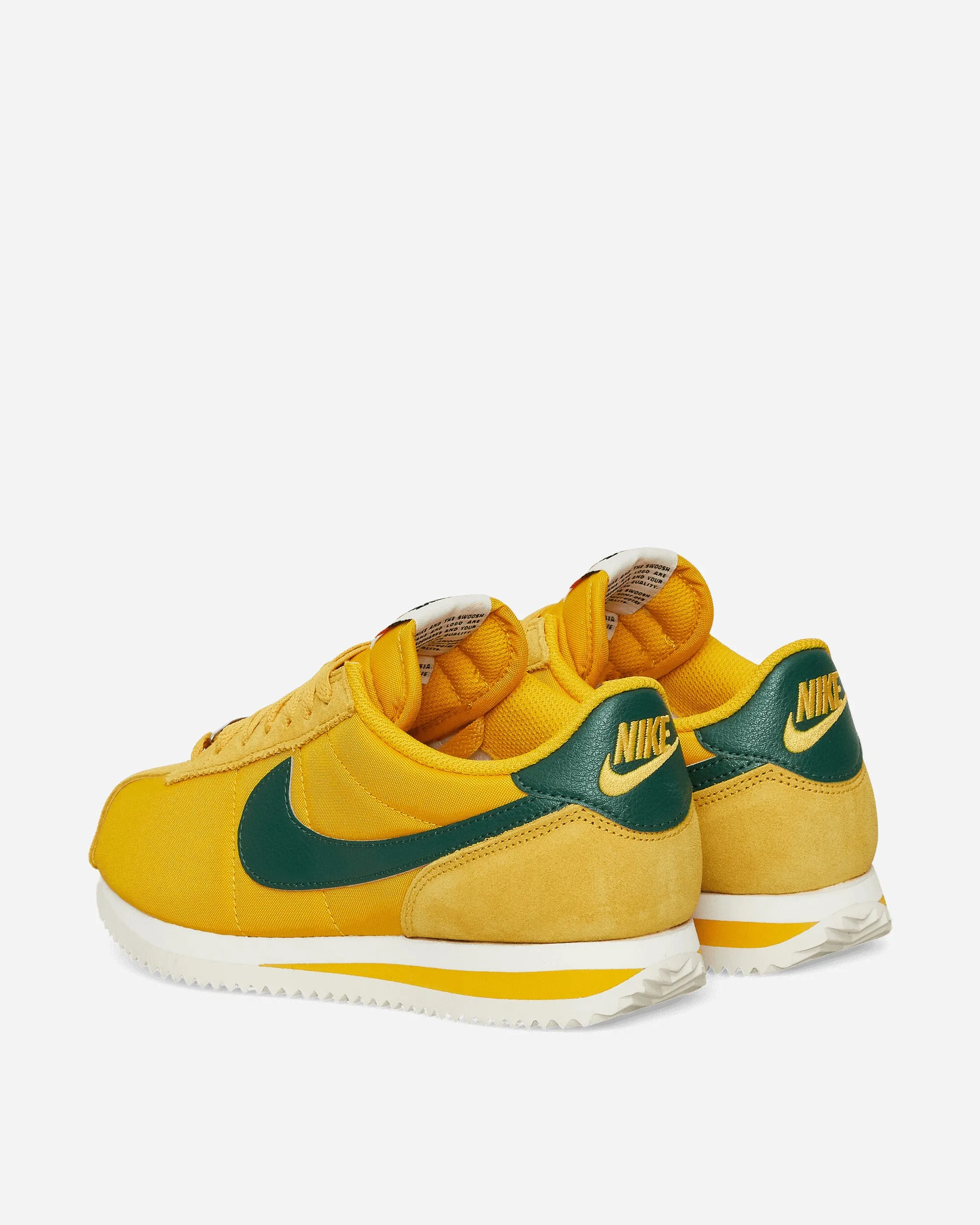 Urban Adventure Women's Cortez Textile Sneakers Yellow Ochre / Gorge Green